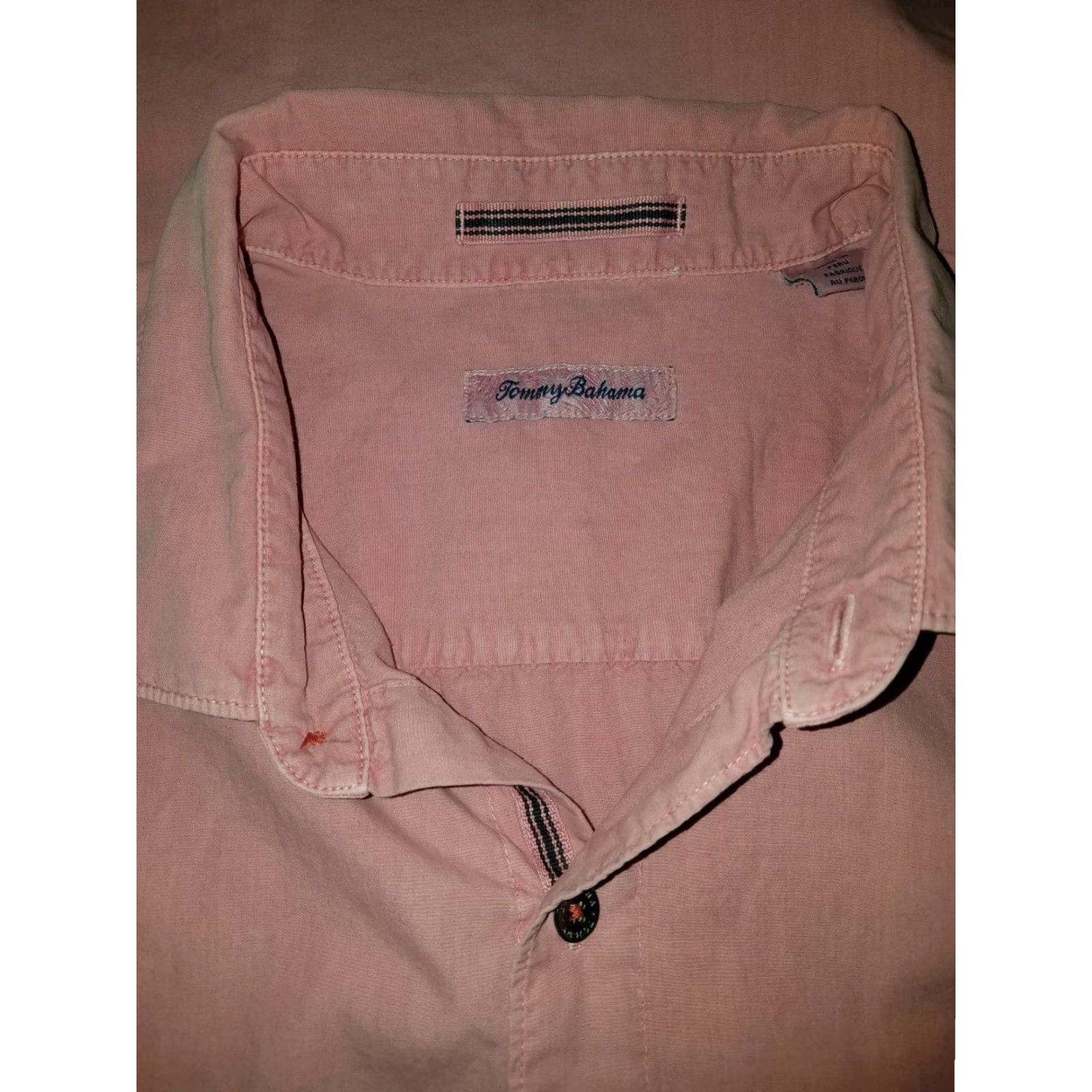 Tommy Bahama Tommy Bahama Button-Down Shirt Pink Mens XL Long Sleeve Casual Clothing Size US XL / EU 56 / 4 - 6 Thumbnail