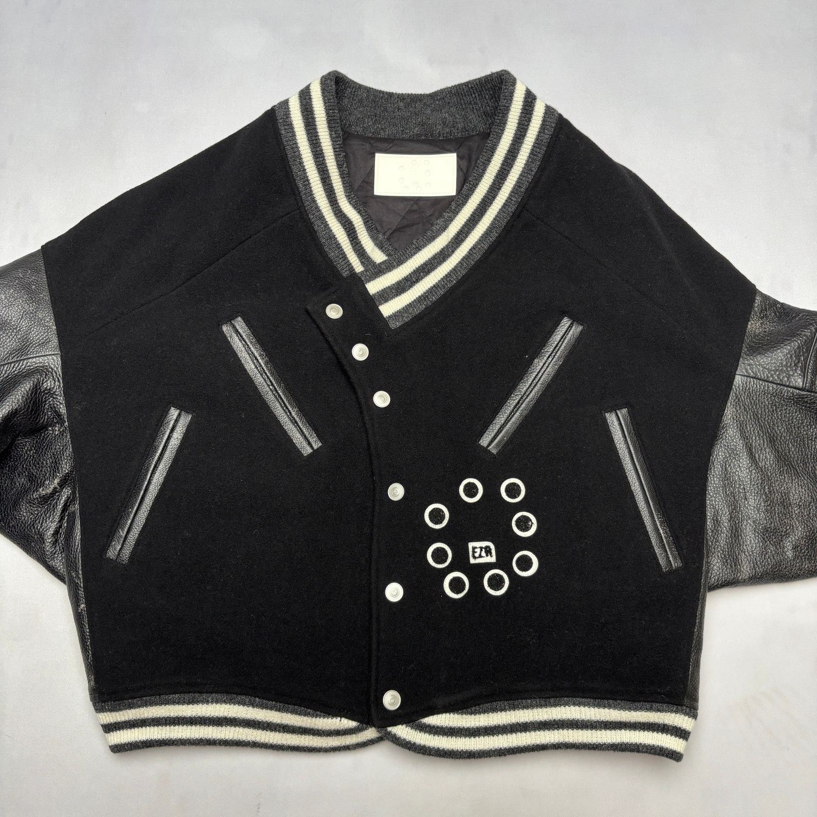 Other EZR Asymmetric Varsity Bomber Jacket Men's Small H. Lorenzo Size US S / EU 44-46 / 1 - 2 Thumbnail