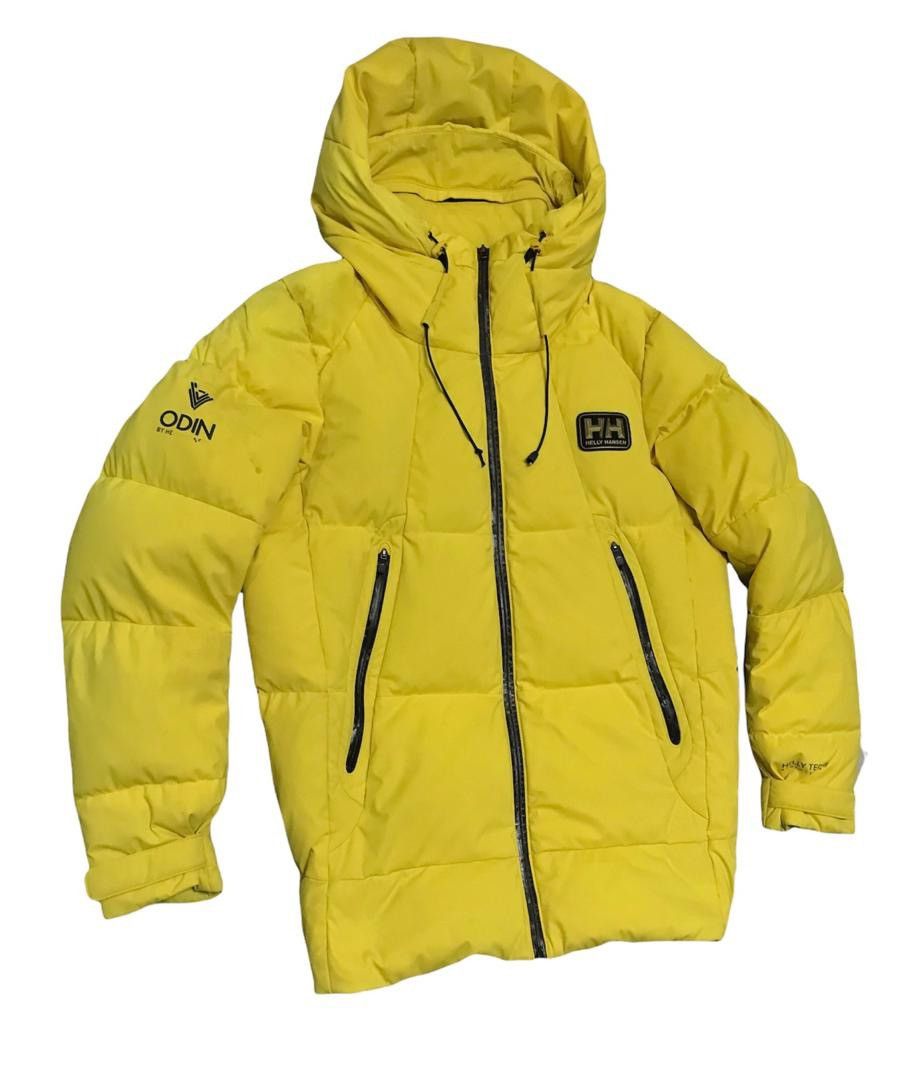 Helly Hansen × Vintage STEAL💥Helly Hansen Duck Down Yellow Puffer Jacket Size US M / EU 48-50 / 2 - 2 Thumbnail