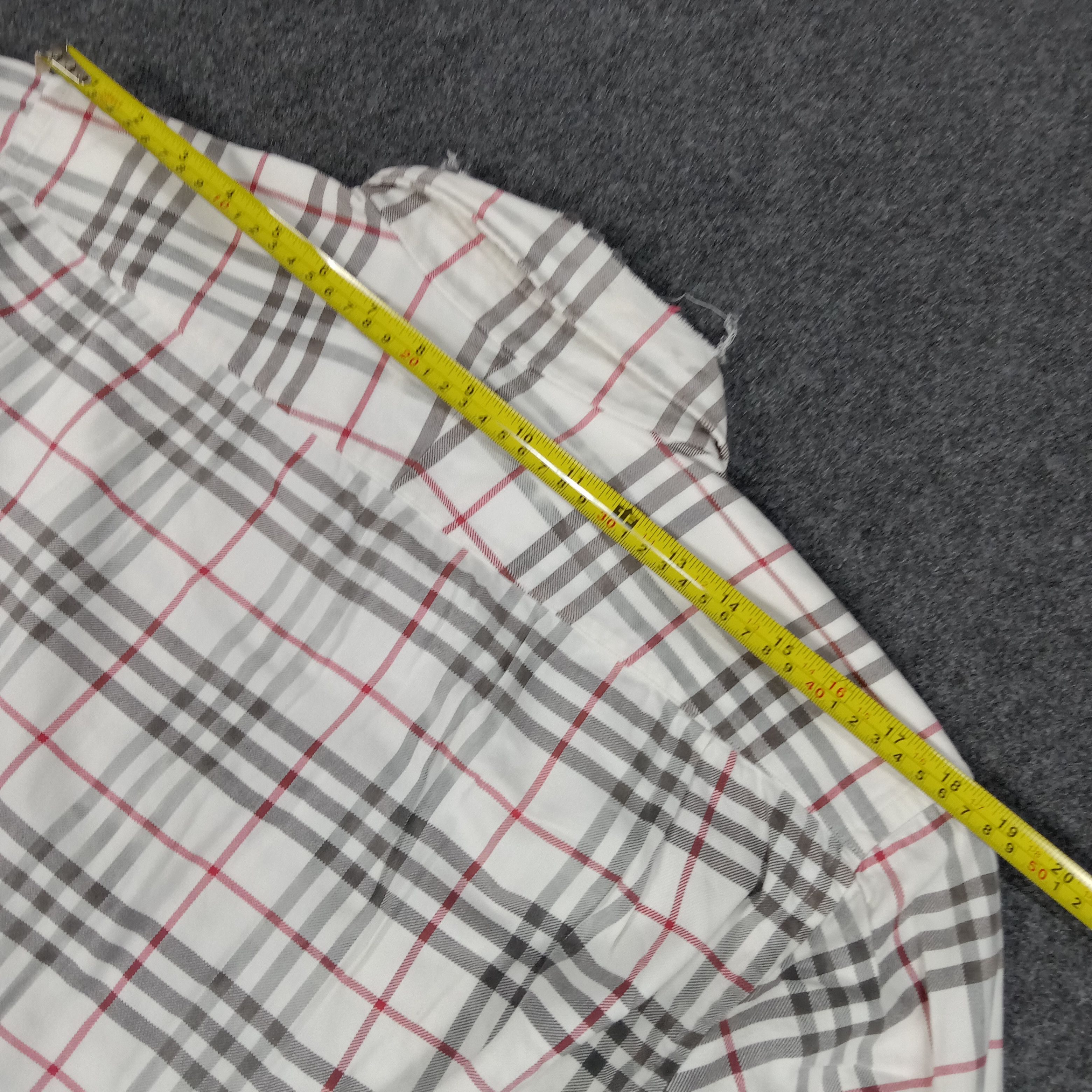 Burberry × Vintage Burberry Black Label Italian Brand Flannel Shirt Size US XL / EU 56 / 4 - 7 Thumbnail