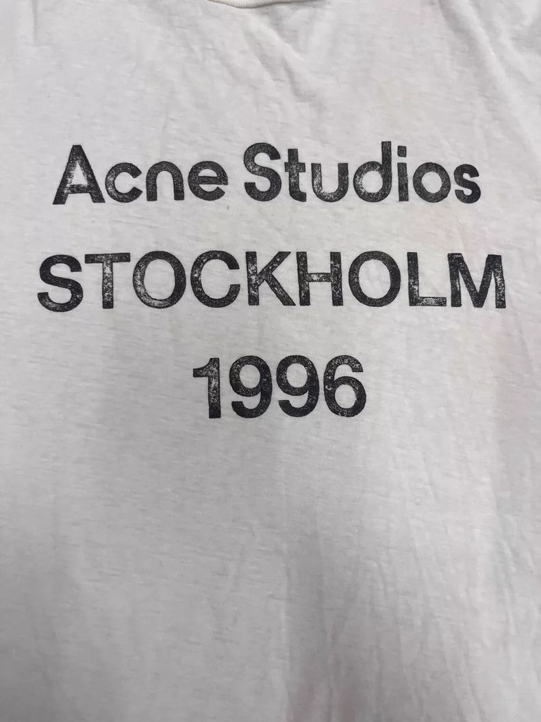Acne Studios Acne Studios SS23 1996 Series Letter Logo Old Printed Crew Size US XS / EU 42 / 0 - 3 Thumbnail