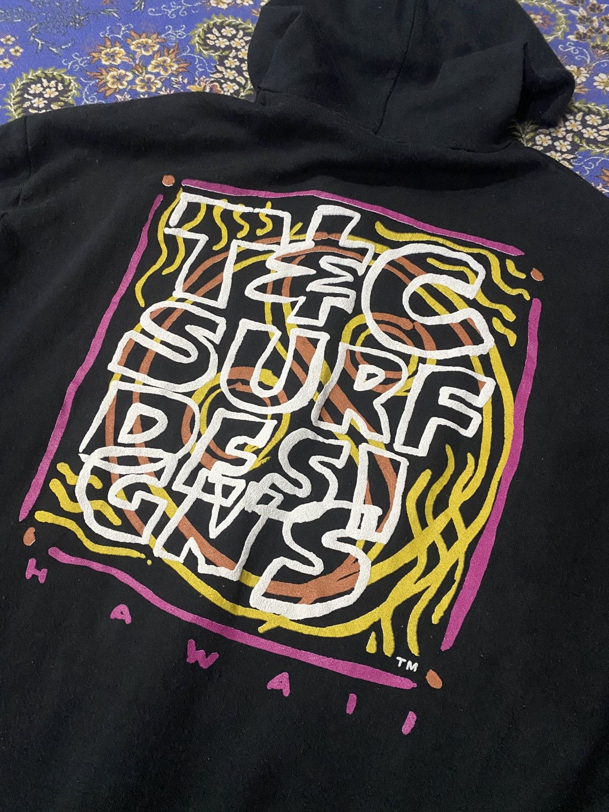 Jerzees T&C Surf Hawaii Hoodie Vintage Size US XL / EU 56 / 4 - 2 Thumbnail