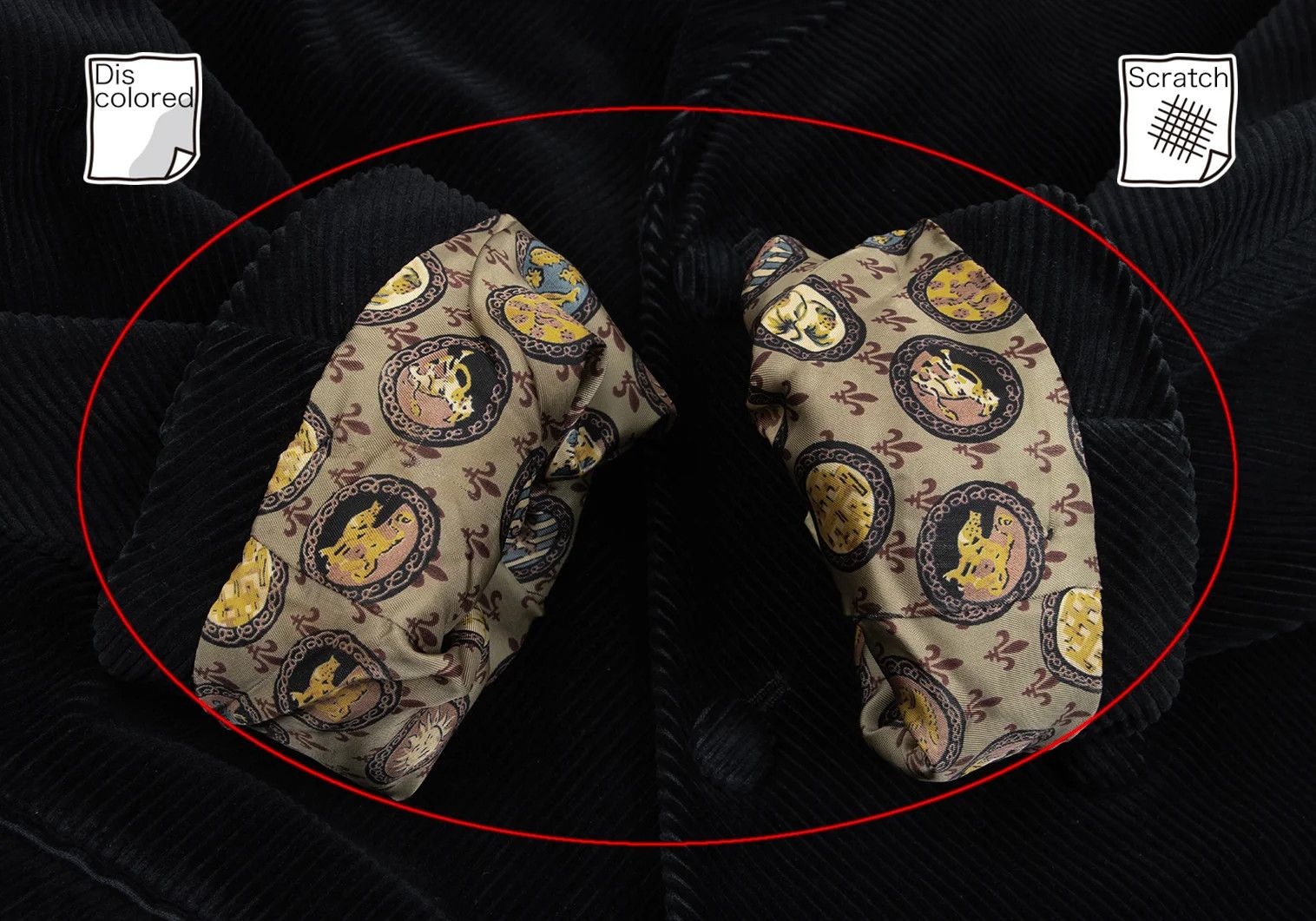 Jean Paul Gaultier Cotton Corduroy Peak Lapel Double Jacket in Black Size 50 Size US M / EU 48-50 / 2 - 8 Thumbnail