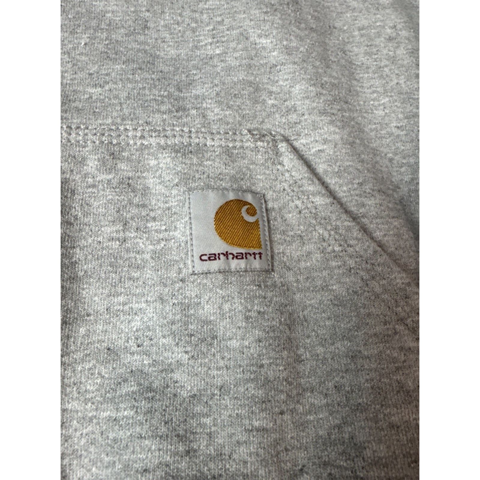 Carhartt Carhartt Hoodie Sweatshirt 2XL Tall Gray Pullover Men’s Loose Fit Size US XXL / EU 58 / 5 - 2 Thumbnail