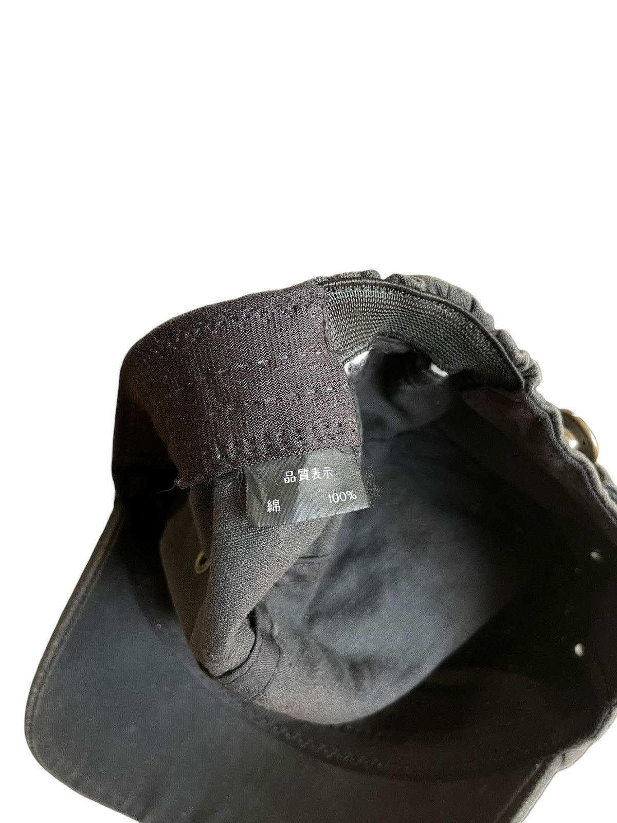 Vintage 2000s Archival Studded Cadet Hat Vkei Goth Size ONE SIZE - 6 Thumbnail