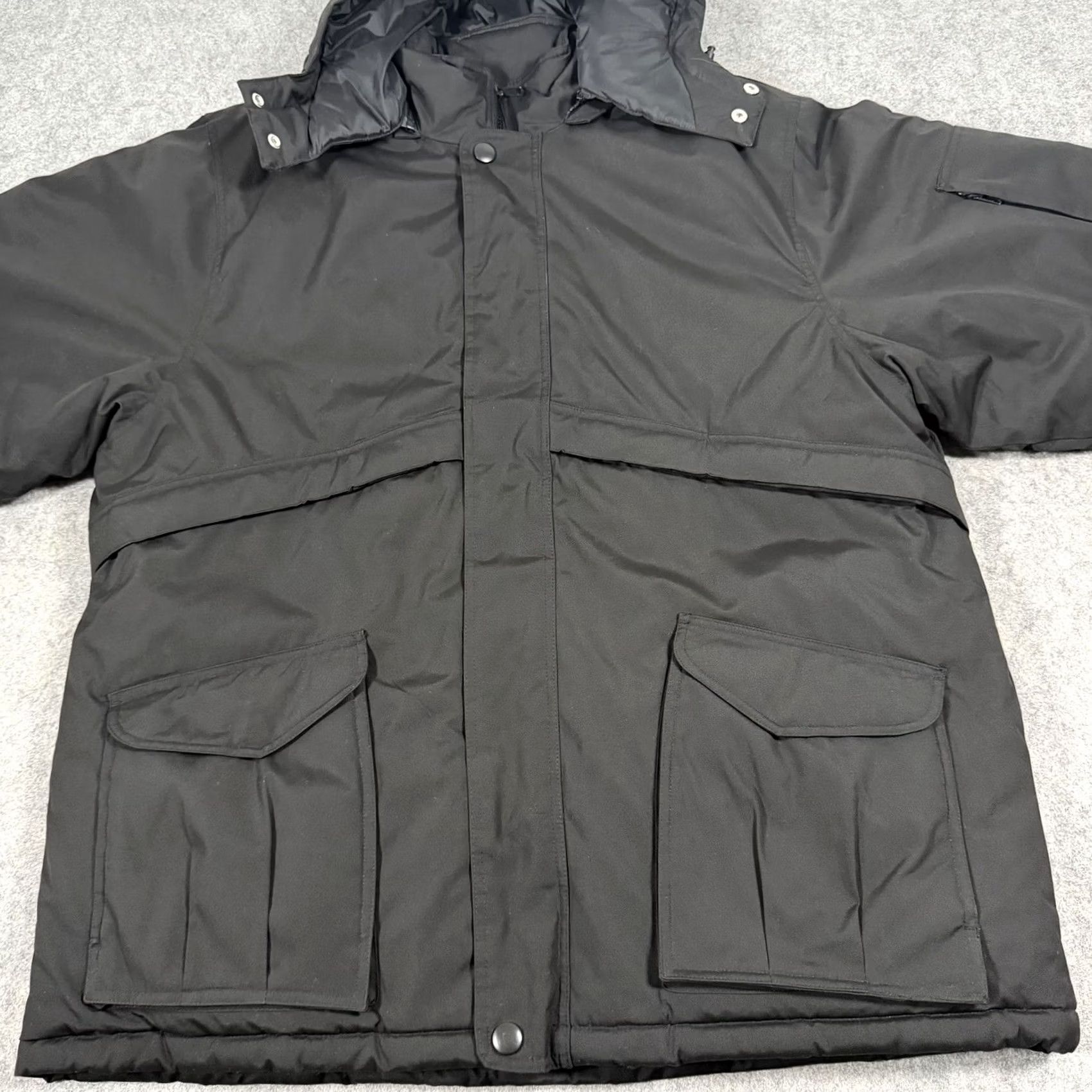 Red Kap Red Kap Parka Jacket Hooded Winter Outdoor Heavyweight Men's XL Black Size US XL / EU 56 / 4 - 5 Thumbnail