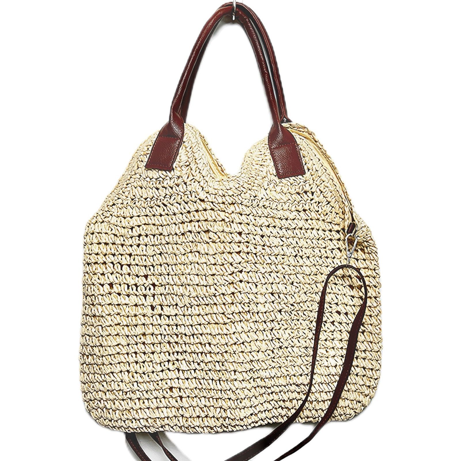 Other Fame Straw Braided Faux Leather Strap Shoulder Bag Size ONE SIZE - 3 Thumbnail