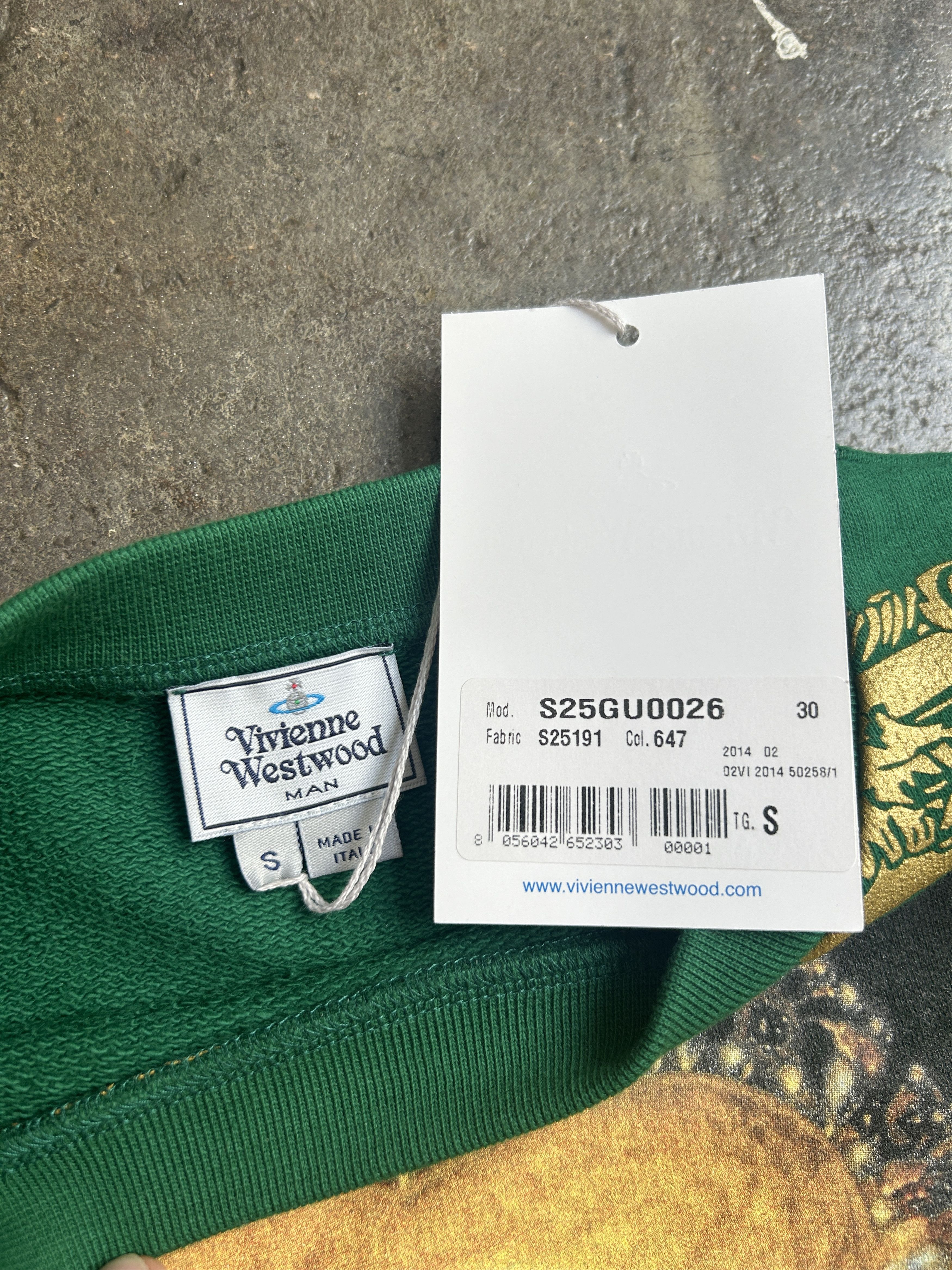 Vivienne Westwood 2014 Brand New in Plastic Renaissance Painting Sweater Size US S / EU 44-46 / 1 - 10 Thumbnail
