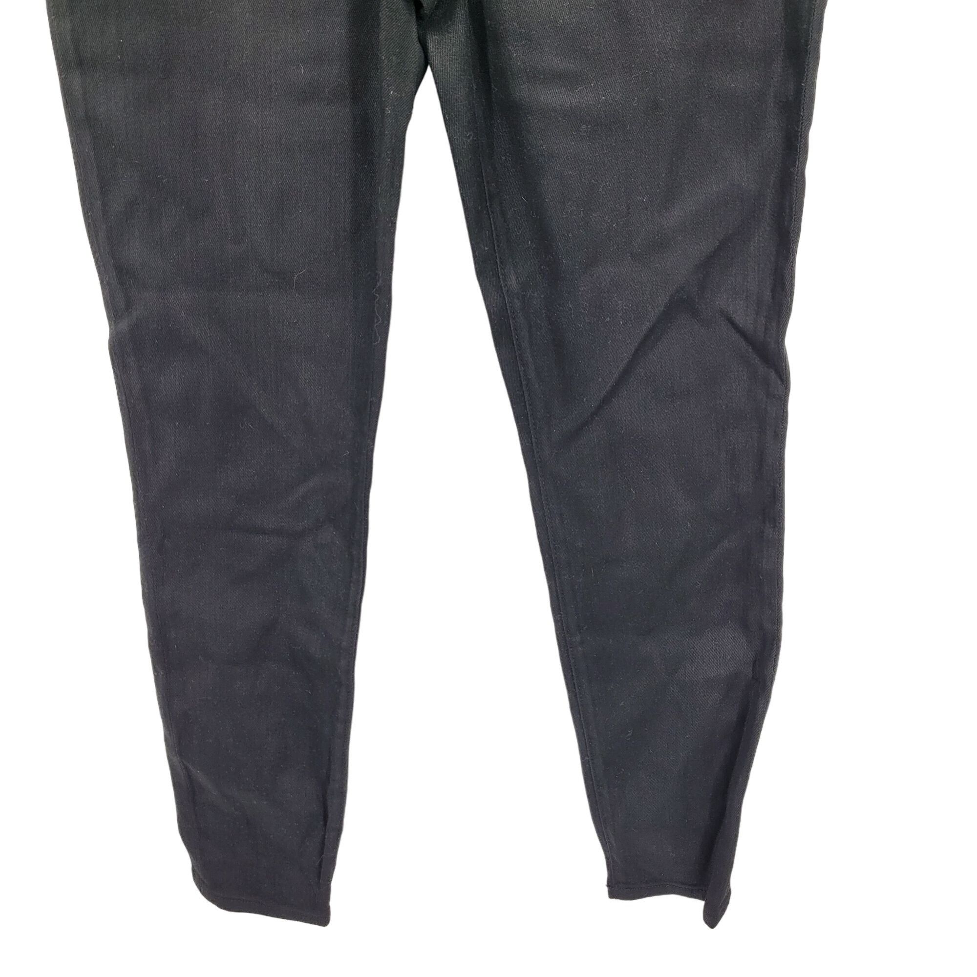 Other Lovers + Friends Denim Black Wax High Rise Skinny Jeans 30 E Size 30" / US 8 / IT 44 - 7 Thumbnail