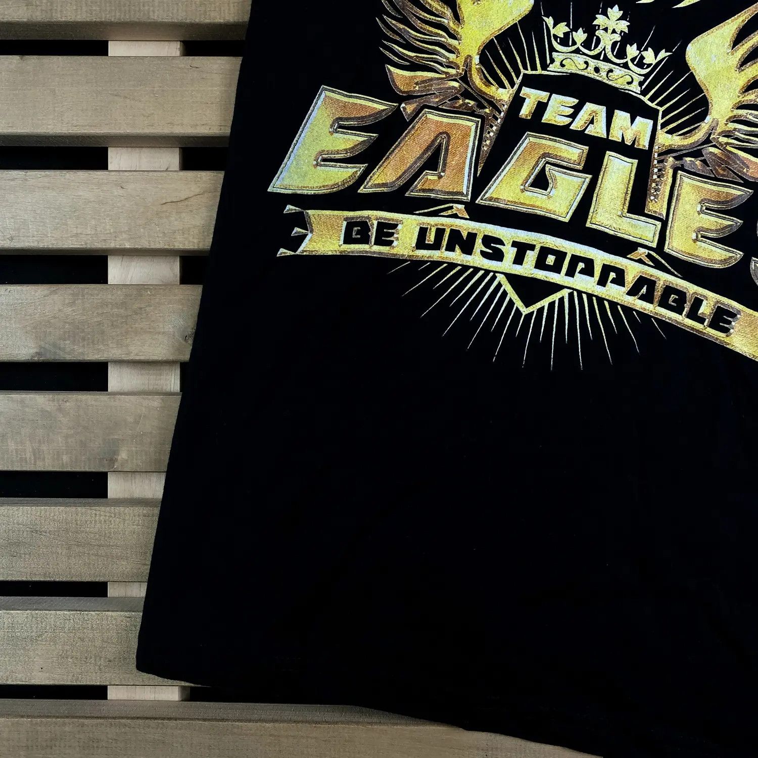 Vintage Mens Vintage T Shirt Team Eagles Be Unstoppable Size S Size US S / EU 44-46 / 1 - 3 Thumbnail