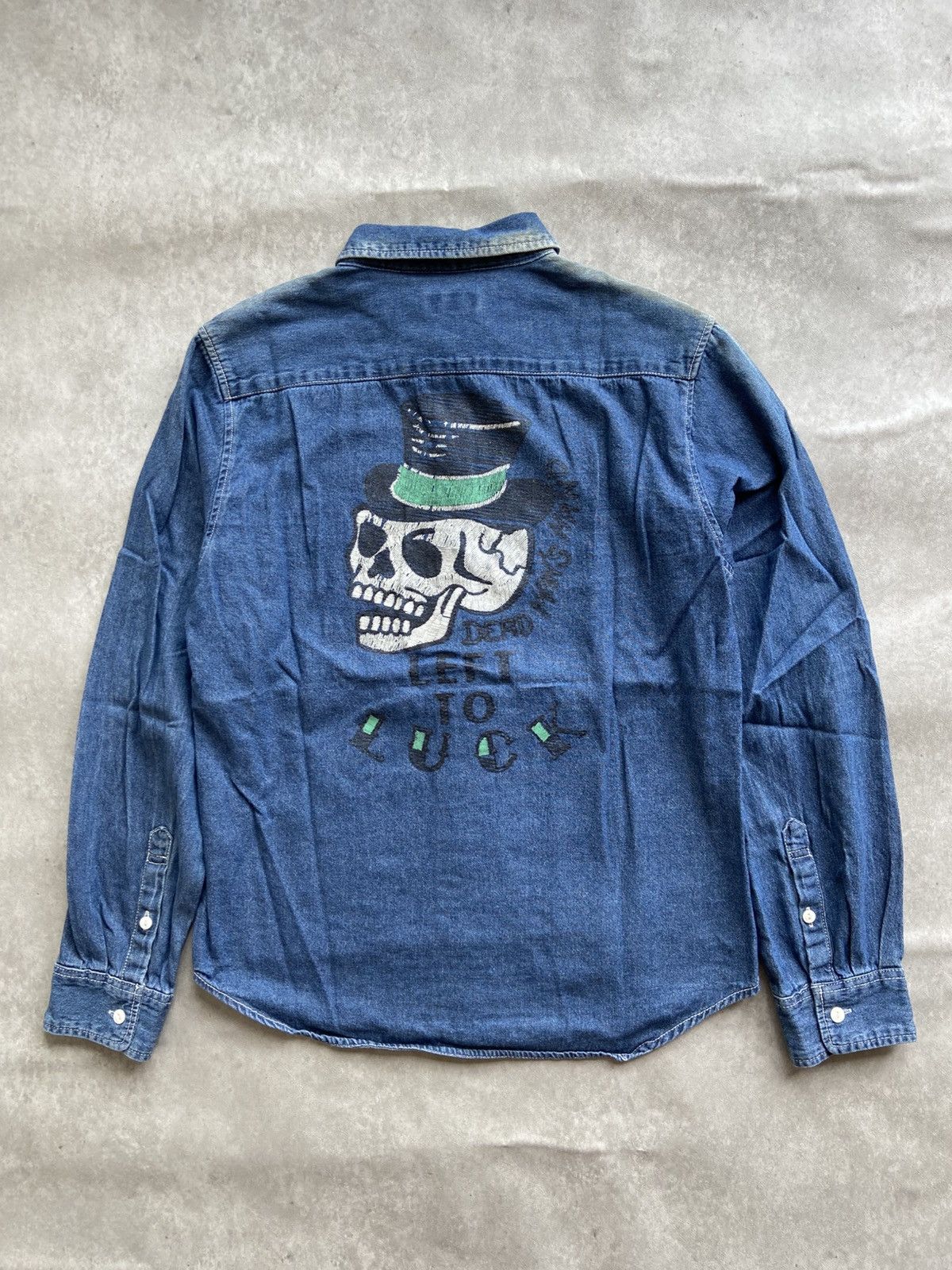 Ed Hardy × Japanese Brand Soul Of Freedom Skull Longsleeve TShirt Button Ups Size US M / EU 48-50 / 2 - 1 Thumbnail