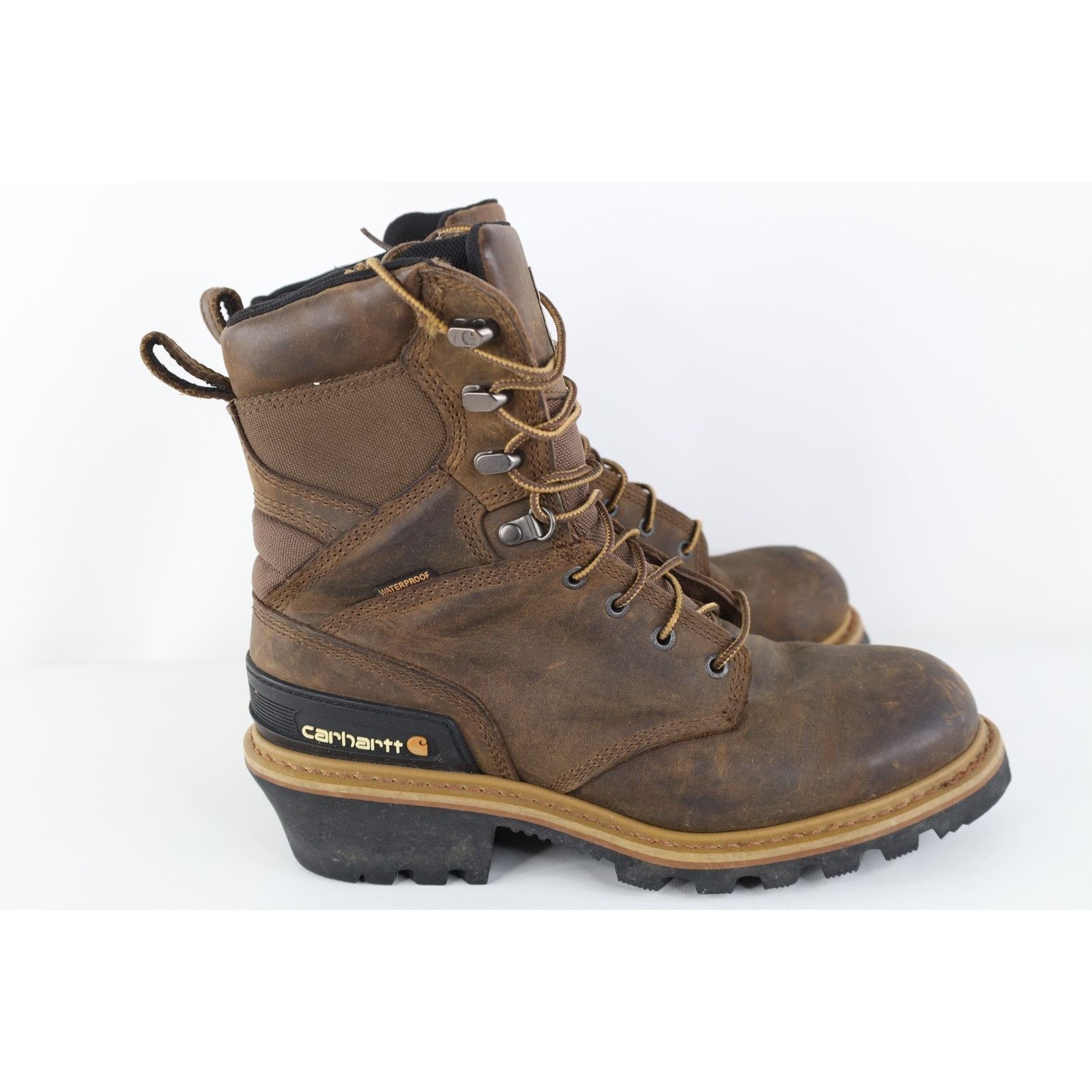 Vintage Carhartt Distressed Waterproof Leather Boots