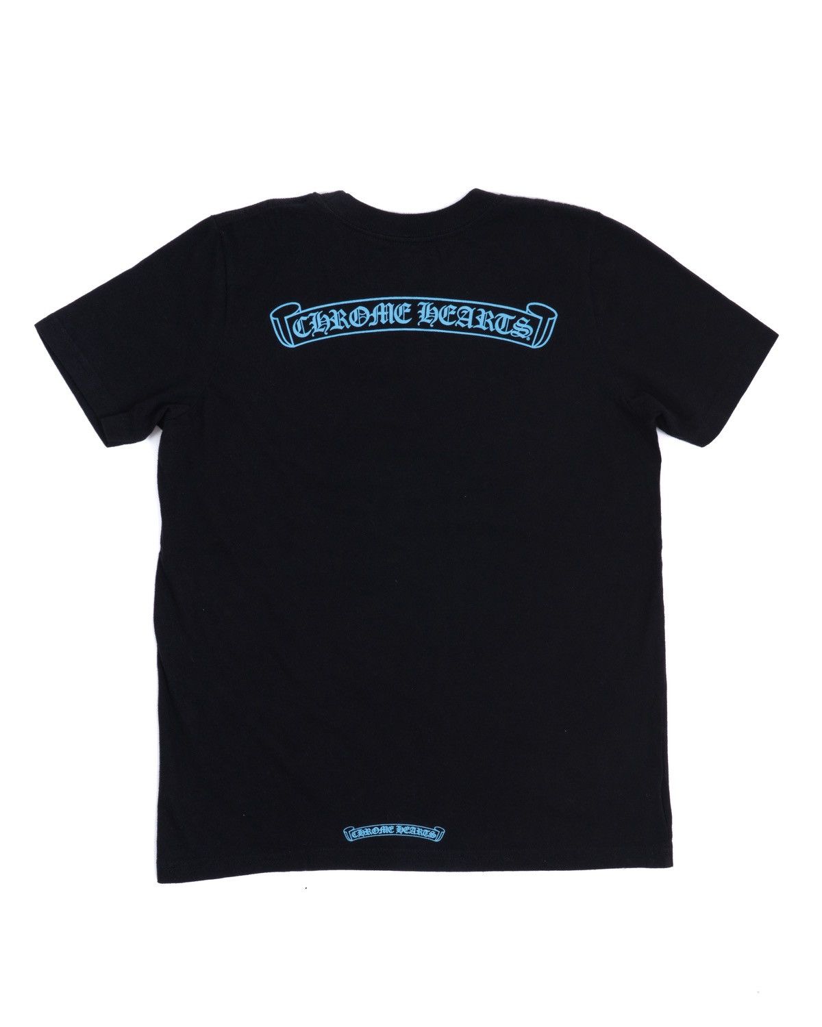 Chrome Hearts Chrome Hearts Blue Scroll Tee Black Size US M / EU 48-50 / 2 - 2 Thumbnail