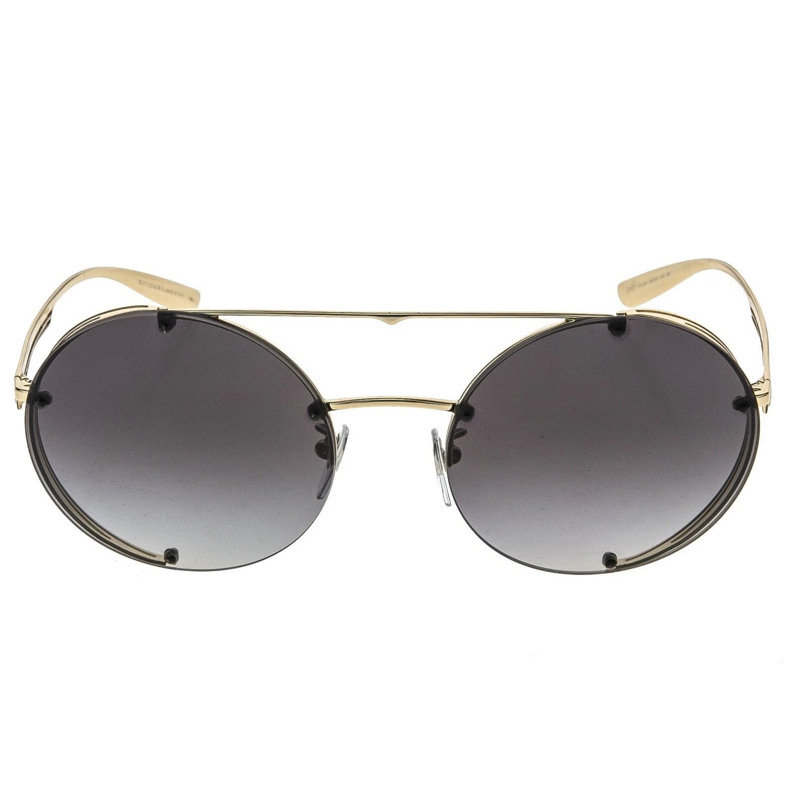 Bvlgari BVLGARI BV6127 6127 B.ZERO1 Gold Black Metal Oval Sunglasses Size ONE SIZE - 9 Thumbnail