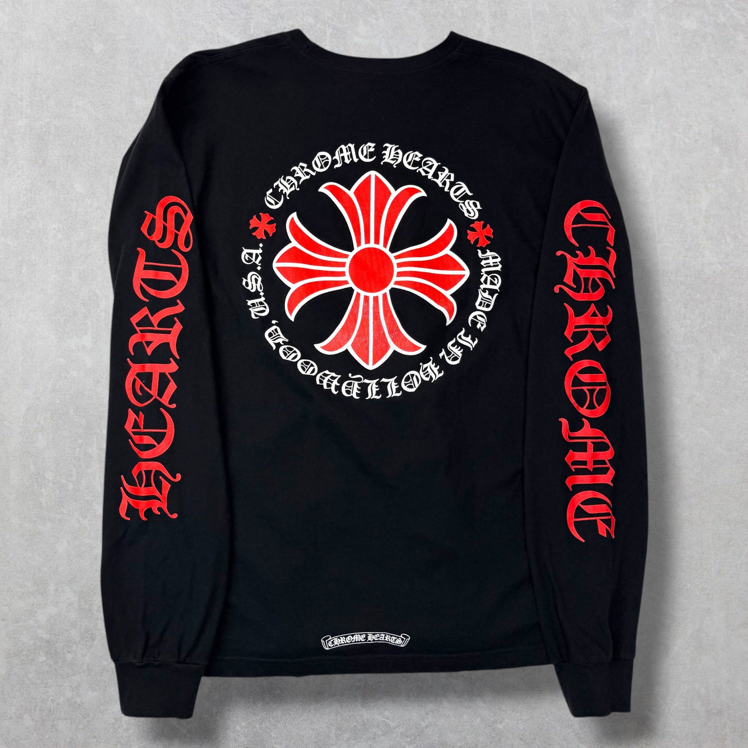 Chrome Hearts Chrome Hearts "Made in Hollywood" Red Plus Cross L/S L Size US L / EU 52-54 / 3 - 2 Thumbnail