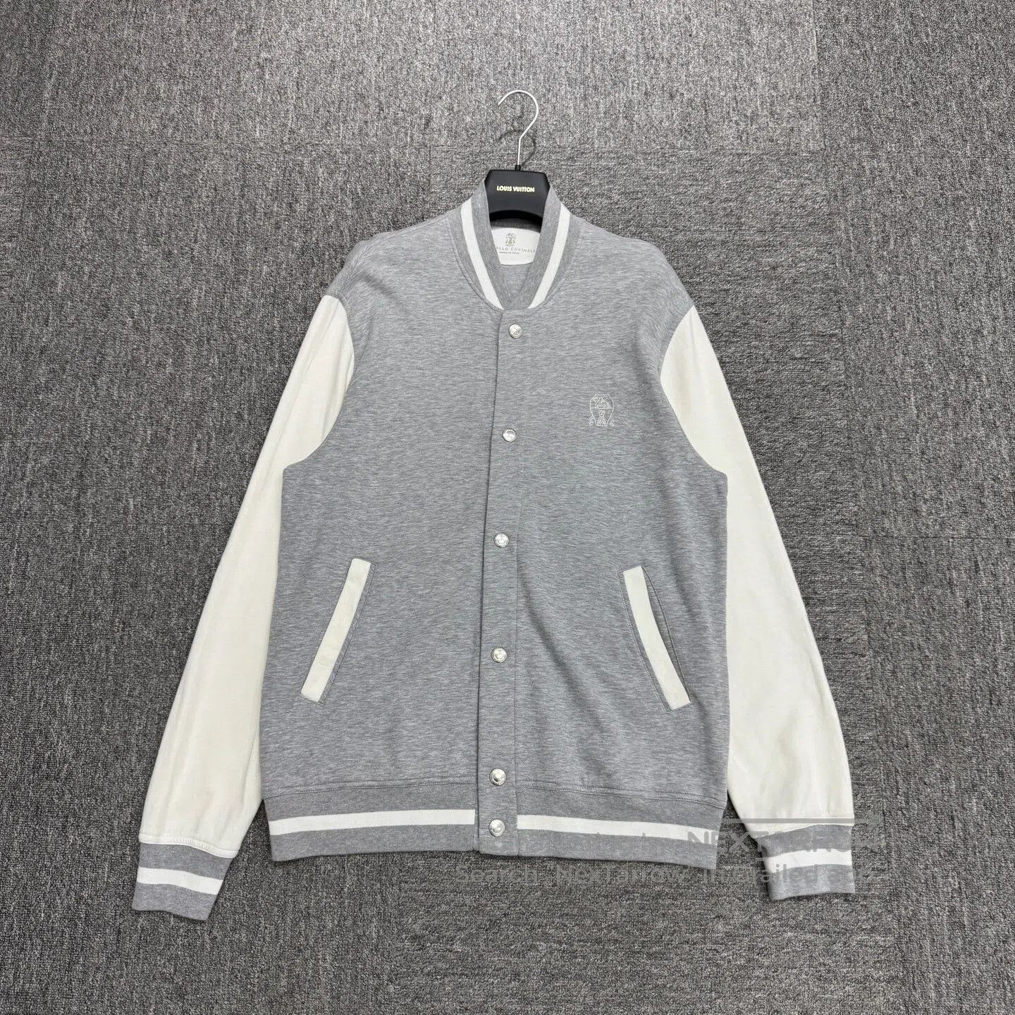 Brunello Cucinelli Brunello Cucinelli Embroidered logo pilot jacket| Size US S / EU 44-46 / 1 - 1 Thumbnail