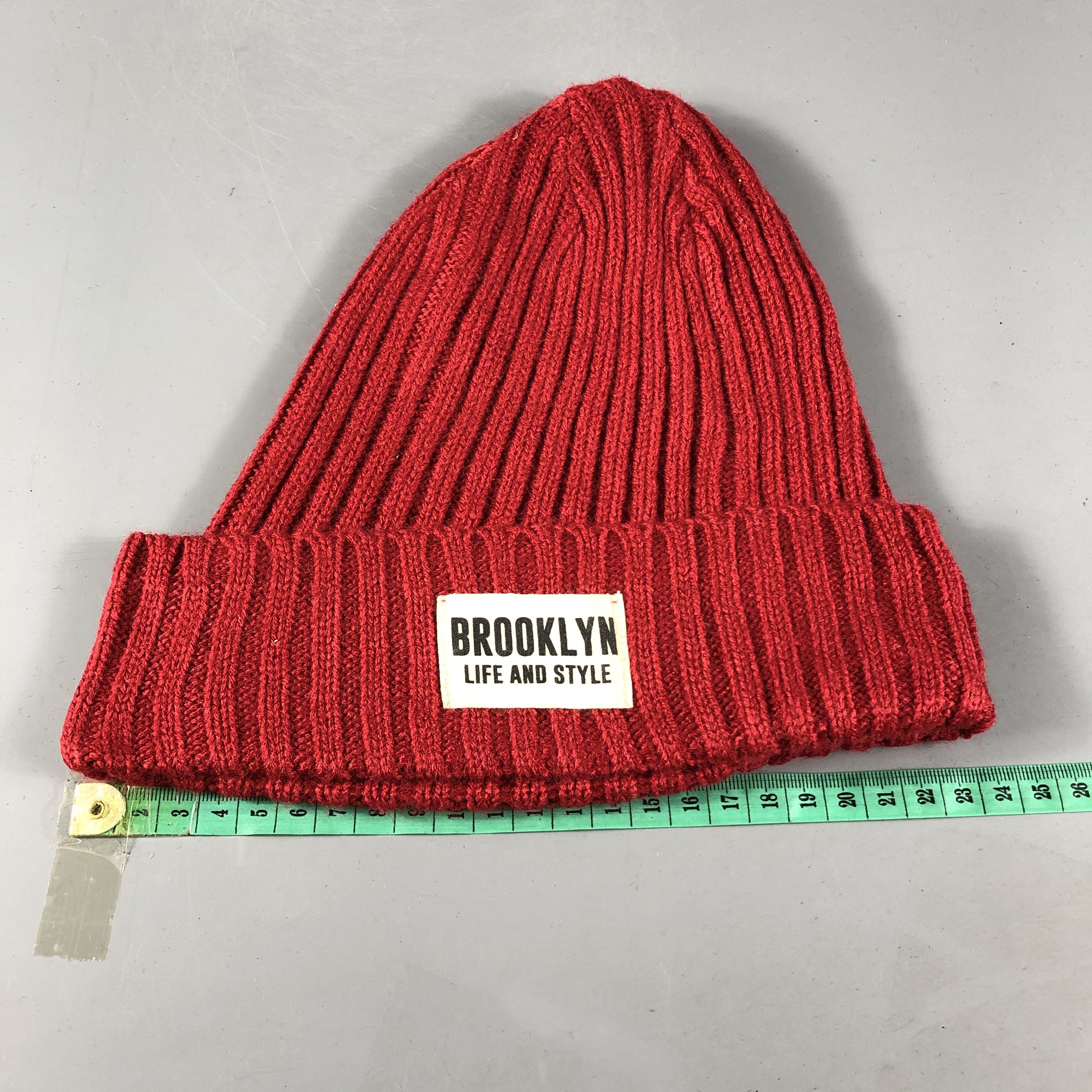 Vintage Brooklyn Fisherman Beanie Snowcap Snow Hat B621 Size ONE SIZE - 3 Thumbnail