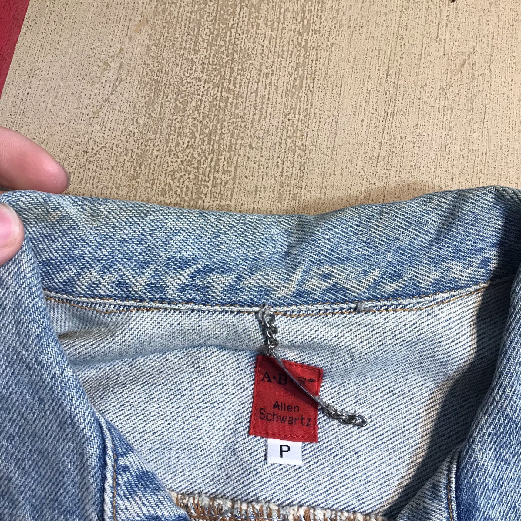 Vintage VINTAGE ABS by Allen Schwartz Beaded Denim Jacket Womens Petite PP Blue Denim Beaded USA Designer Jacket Girls Womens Size XXS / US 00 / IT 34 - 4 Thumbnail