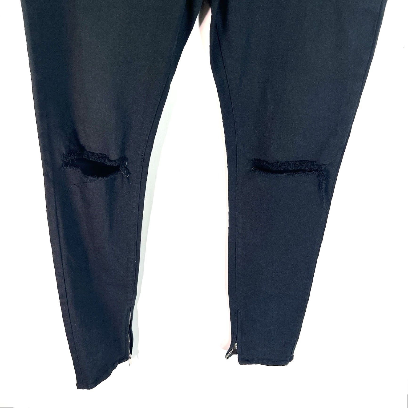 Vintage VINTAGE Sixth June Paris Men's Designer Jeans SZ 36 Regular Tapered Dark Wash Cotton Blend Ankle Zip City Styles Mens Size US 36 / EU 52 - 3 Thumbnail