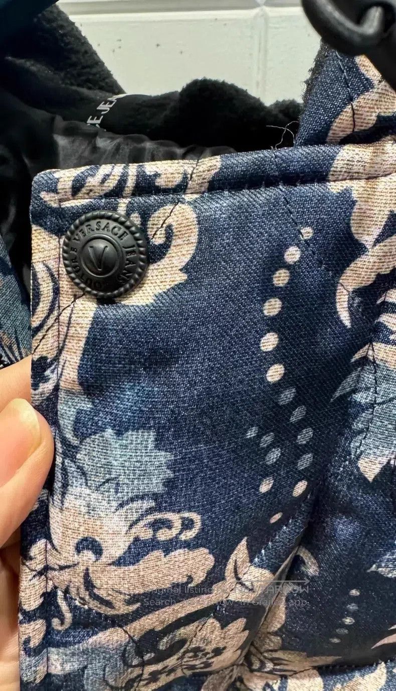 Other Versace Men's hooded cotton jacket Size US L / EU 52-54 / 3 - 5 Thumbnail