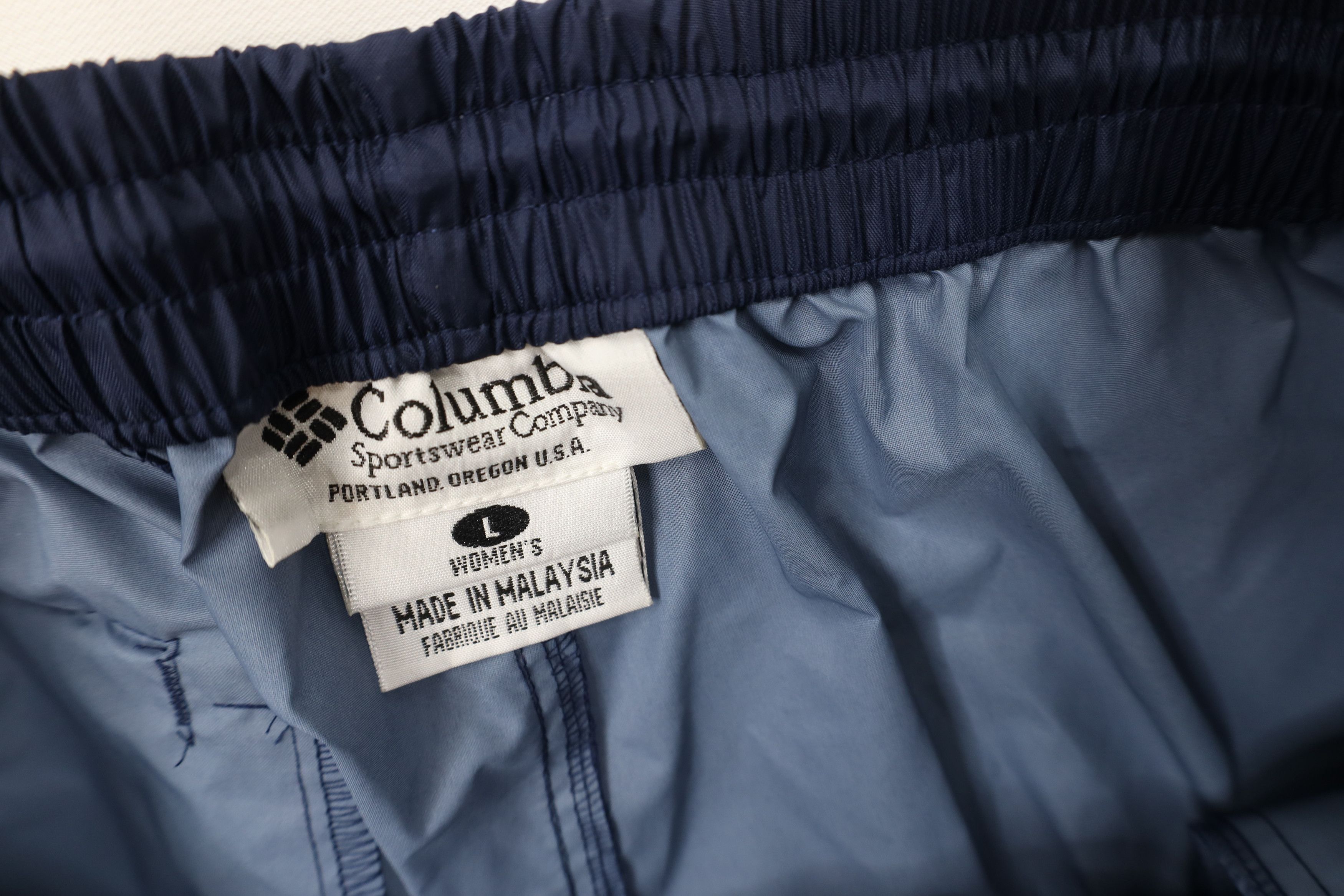 Columbia Deadstock Vintage 90s Columbia Wide Leg Windbreaker Pants Size 30" / US 8 / IT 44 - 8 Thumbnail
