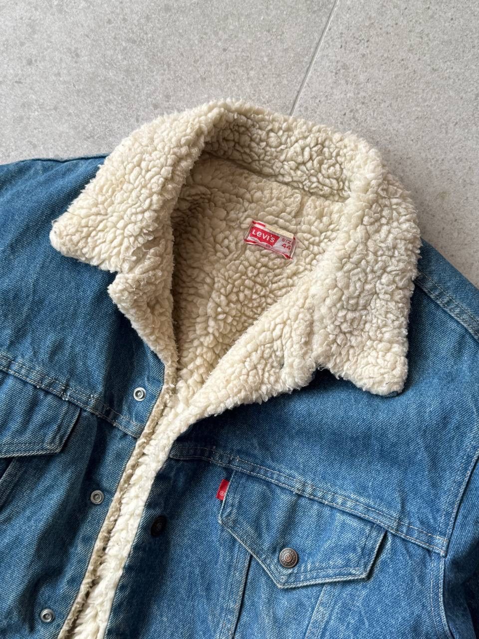 Levi's levis vintage 90'S Sherpa denim jacket Made in USA Size US S / EU 44-46 / 1 - 7 Thumbnail
