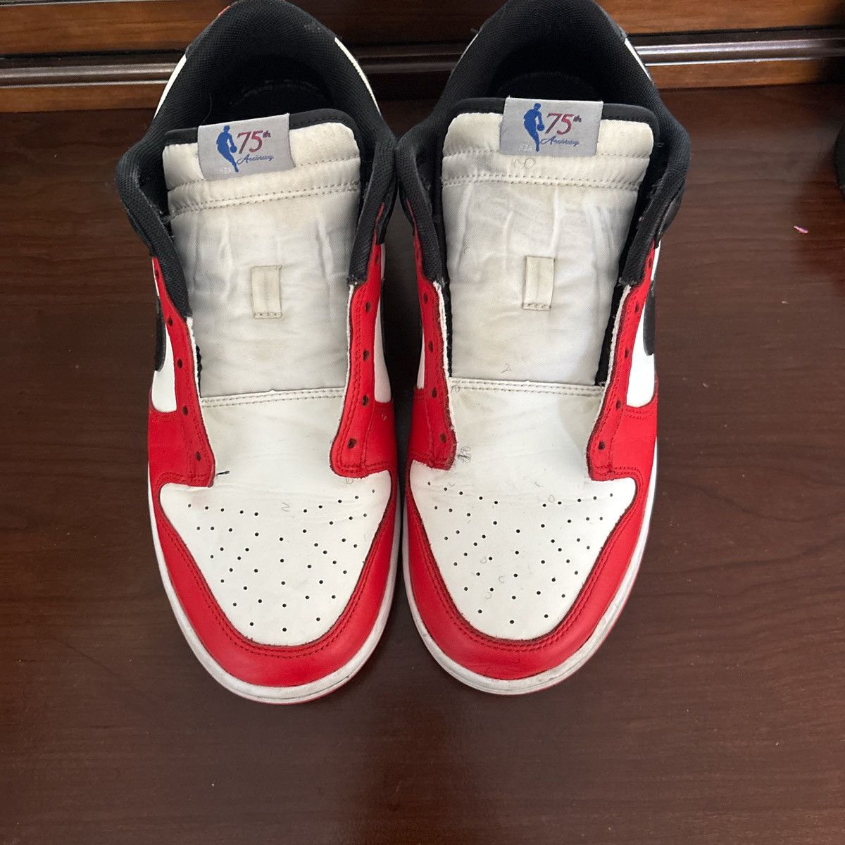 Nike Nike NBA x Dunk Low EMB “75th Anniversary” Size US 10 / EU 43 - 1 Thumbnail