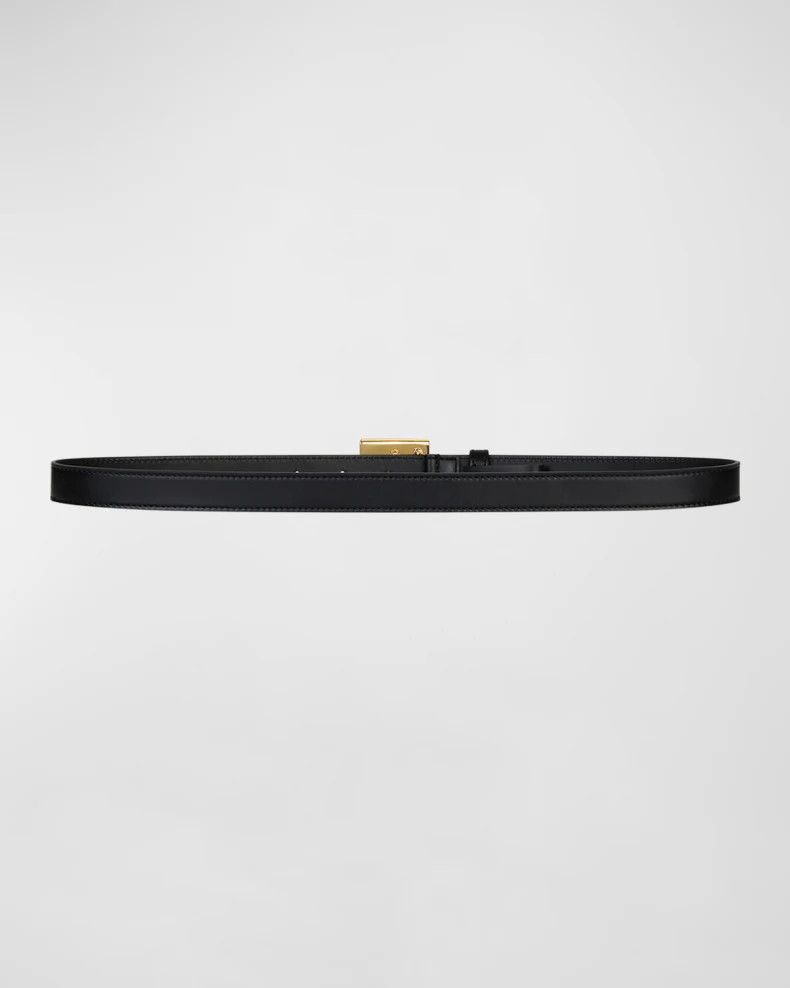 Givenchy o1srvl11e0325 Size: OS / Skinny Belt in Black Size ONE SIZE - 5 Thumbnail