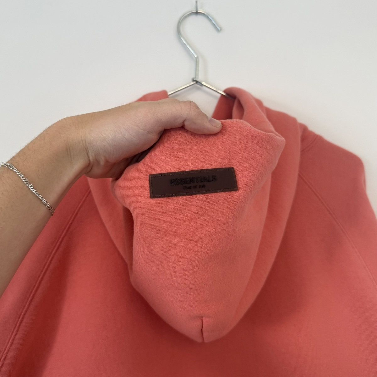 Essentials Fear of God Essentials Coral Raglan Cut Logo Hoodie SS22 Size US XL / EU 56 / 4 - 8 Thumbnail
