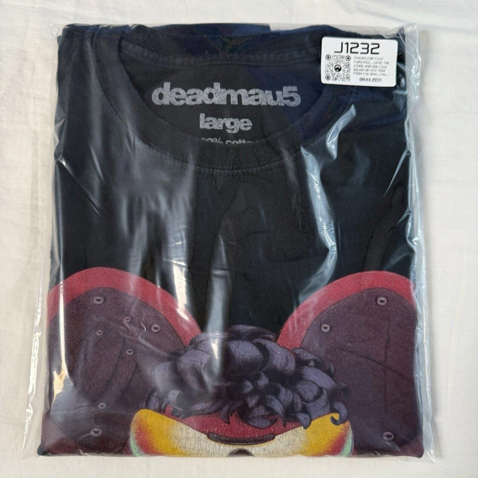 Designer Ultra Rare deadmau5 T-Shirt Size L Official EDM Size US L / EU 52-54 / 3 - 8 Thumbnail