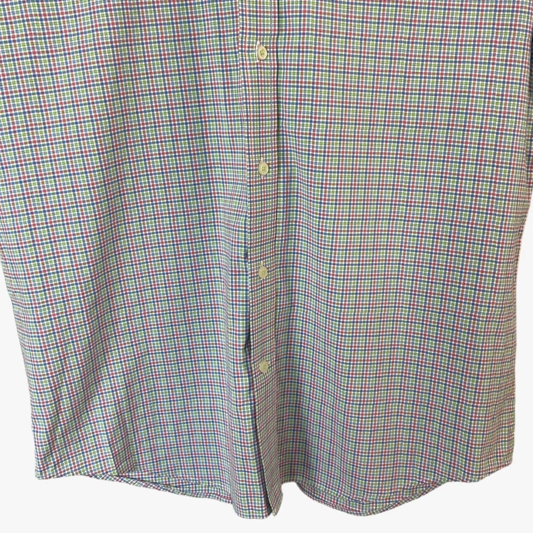Southern Tide VINTAGE Southern Tide Button-Down Sport Shirt Trim Fit Men Medium Blue Micro Check Shirt Size US M / EU 48-50 / 2 - 6 Thumbnail