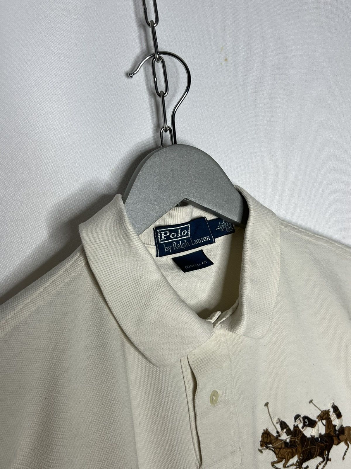 Polo Ralph Lauren Vintage Polo Ralph Lauren Big Pony #3 Polo Shirt Hype Size US L / EU 52-54 / 3 - 7 Thumbnail