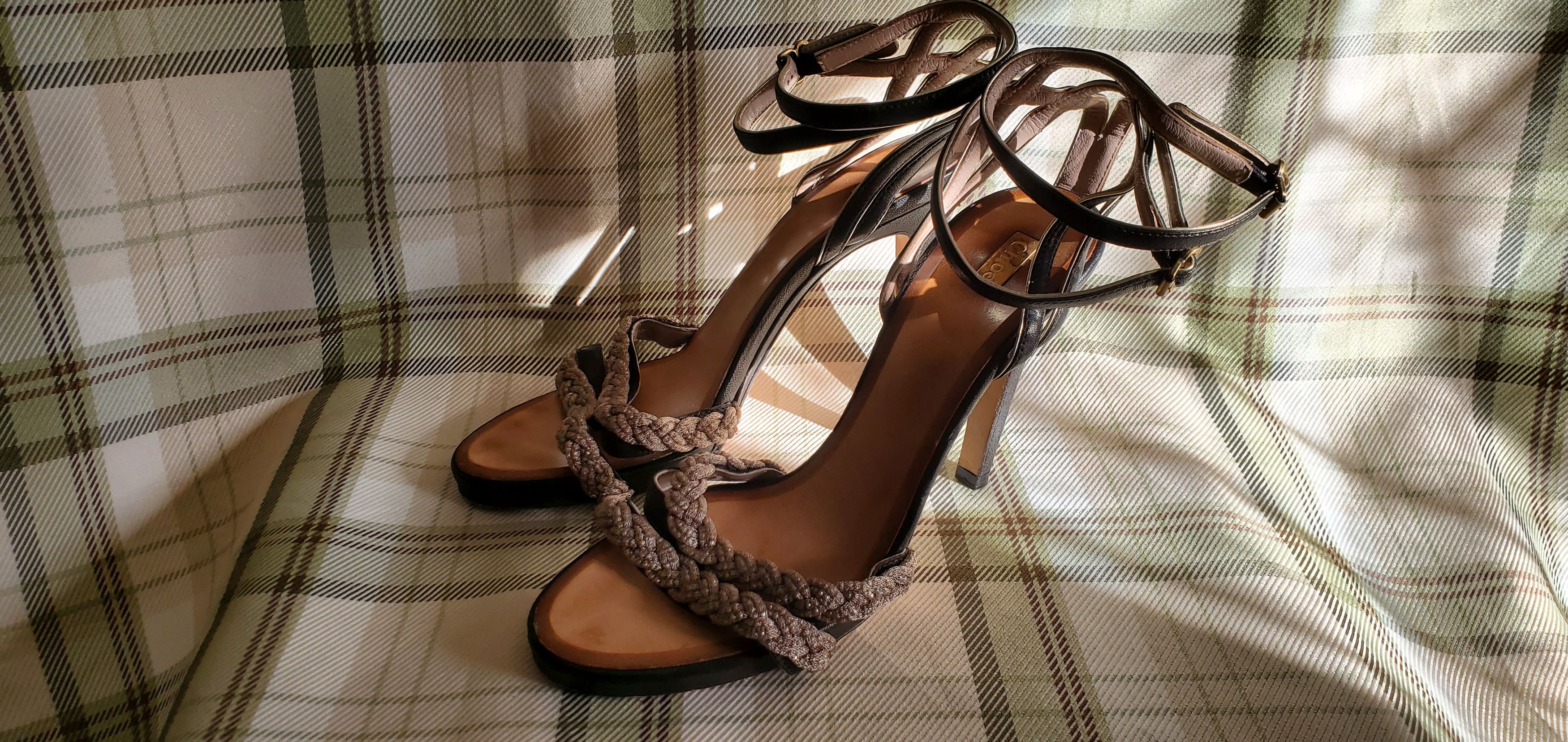Chloe Chloe Open Toe Leather Heel Shoes Size US 9 / IT 39 - 7 Thumbnail