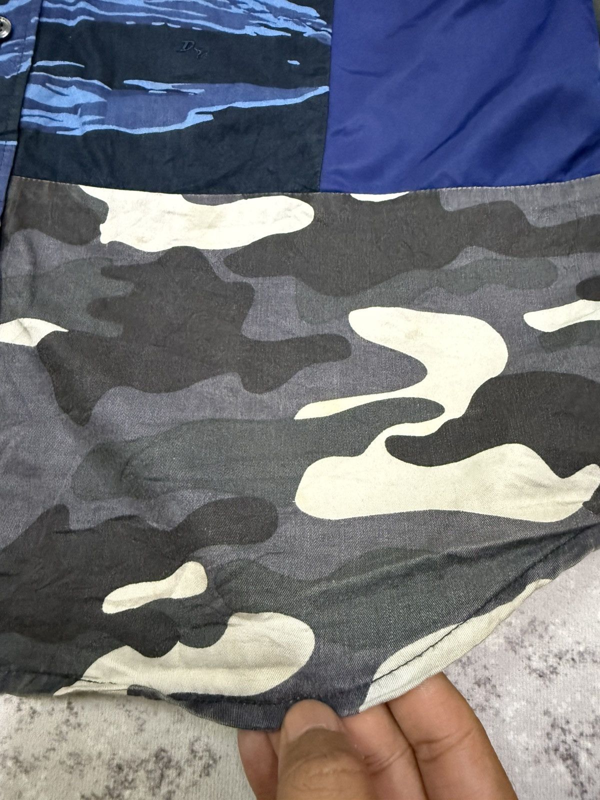 Diesel DIESEL PATCHWORK CAMO DESIGN STYLE BUTTON UP SHIRT Size US M / EU 48-50 / 2 - 11 Thumbnail