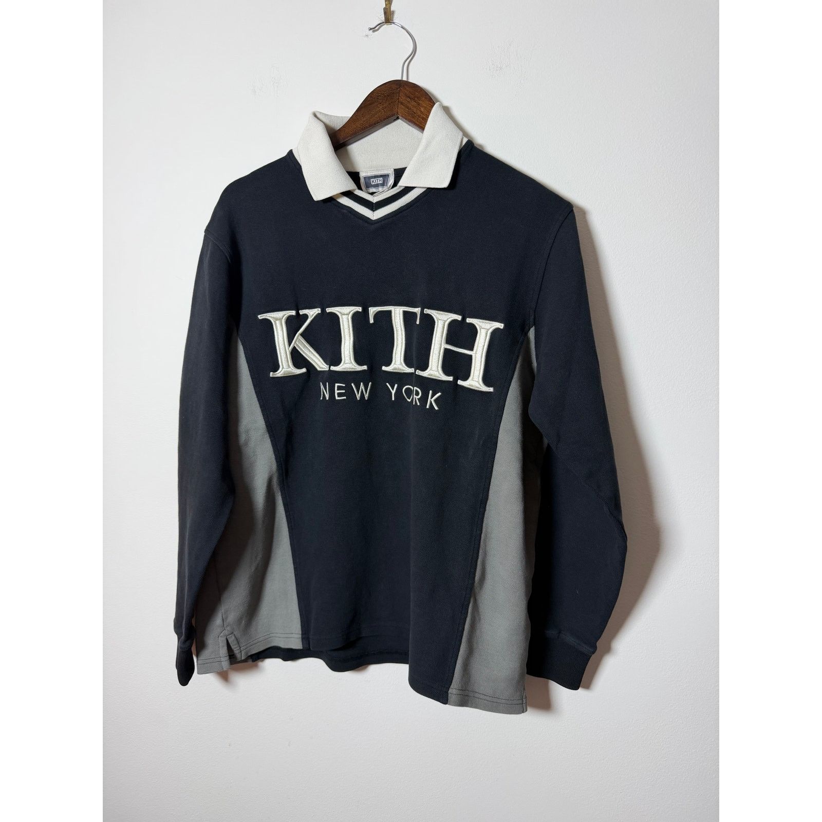 Kith Kith Pique Long Sleeve Tap Polo Size US S / EU 44-46 / 1 - 1 Thumbnail