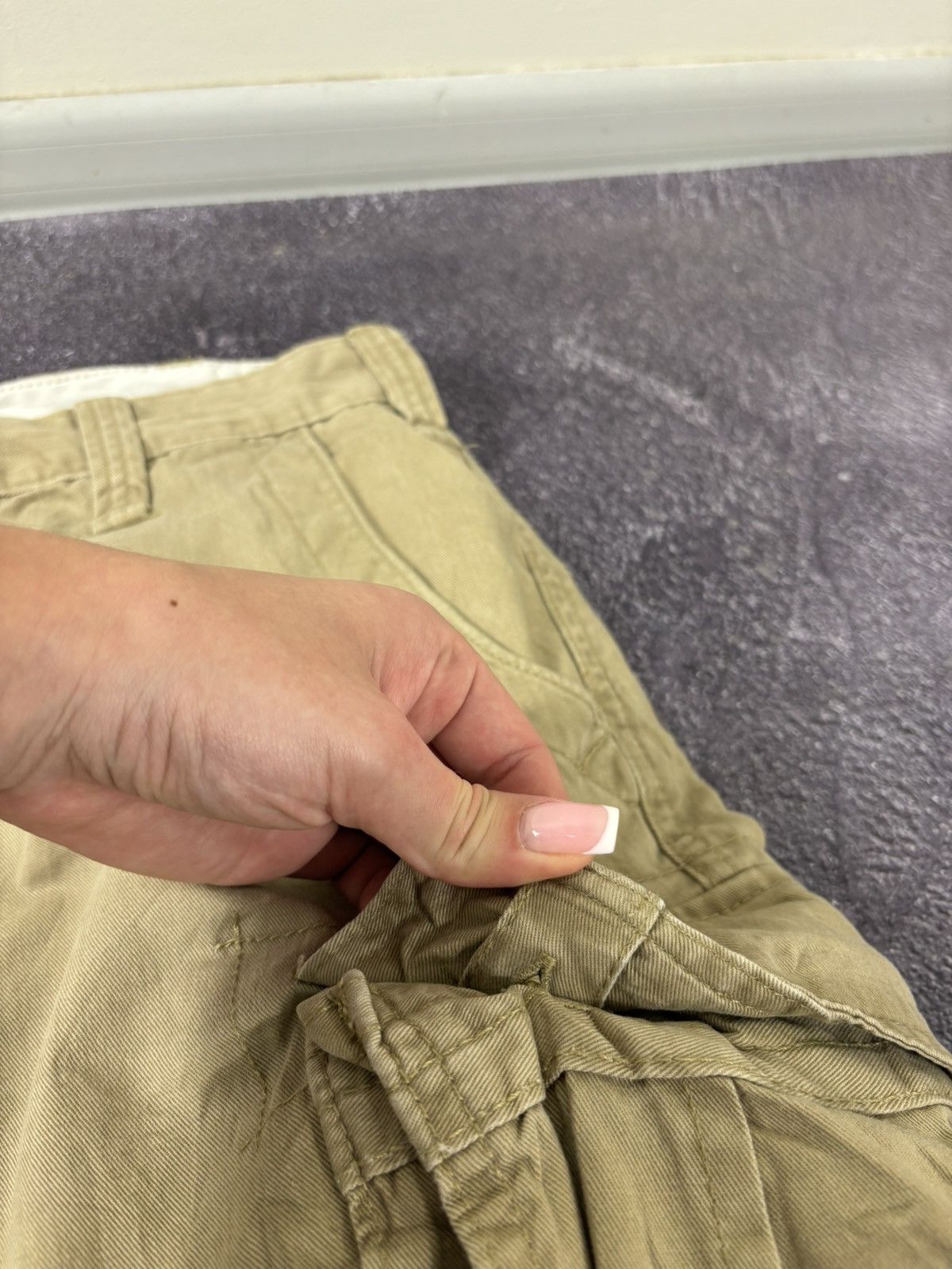 Nautica Vintage Nautica Y2K Beige Utility Hype Outdoor Cargo Shorts Size US 36 / EU 52 - 6 Thumbnail
