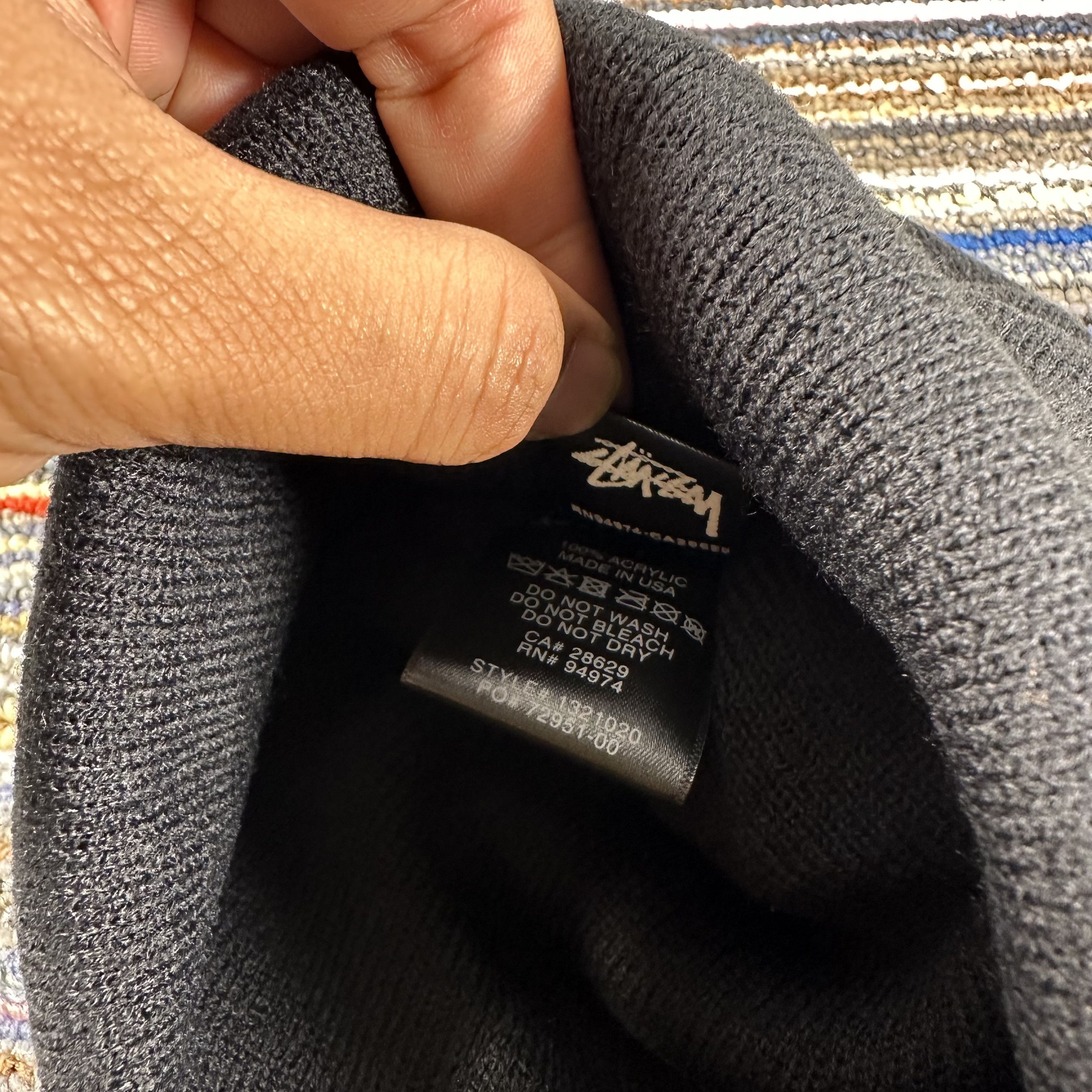 Stussy STUSSY STOCK CUFF BEANIE HAT / BLACK Size ONE SIZE - 5 Thumbnail