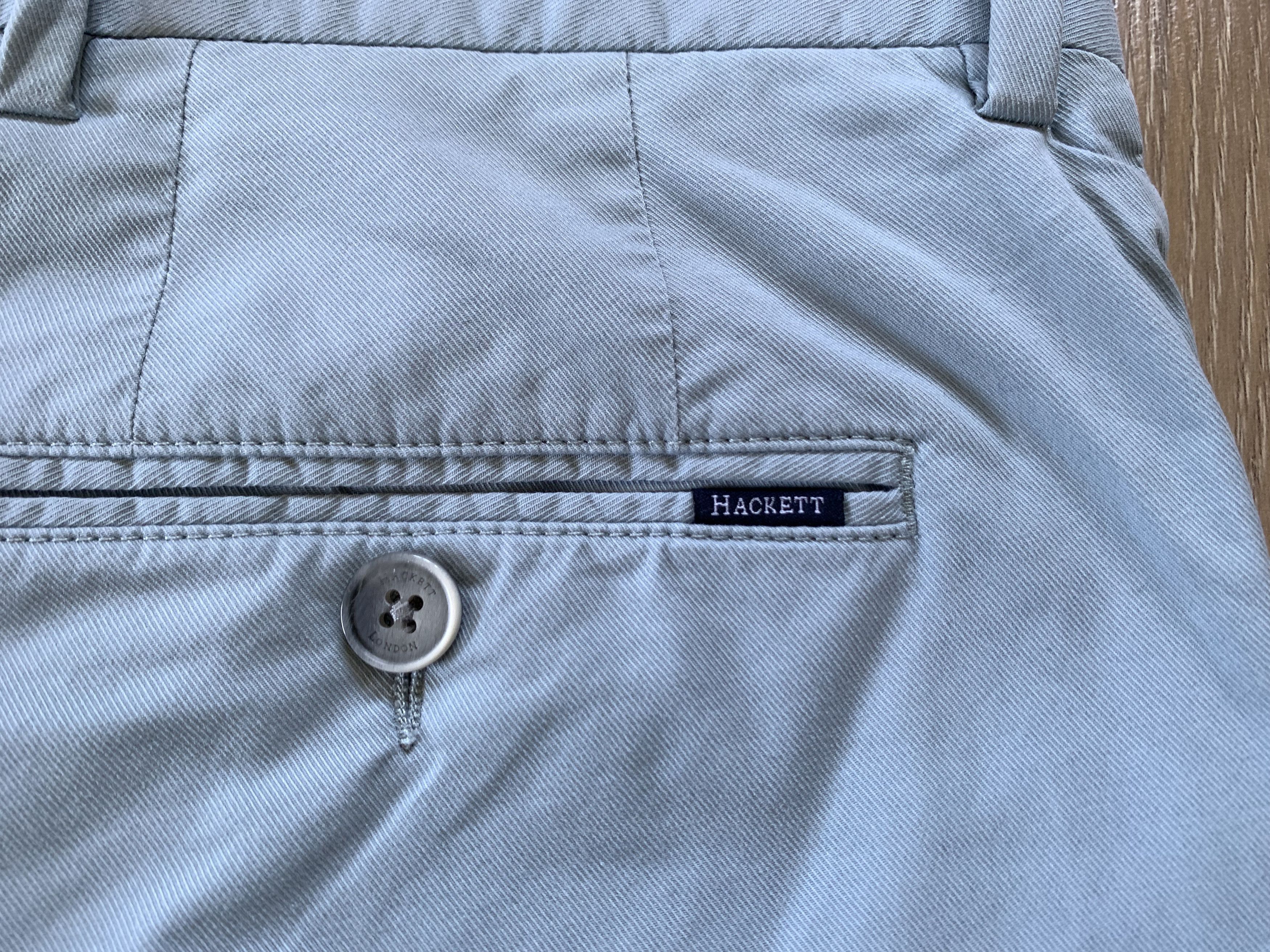 Designer × Hackett Hackett London Kensington Slim Men's Cotton Chino Pants Size US 32 / EU 48 - 7 Thumbnail
