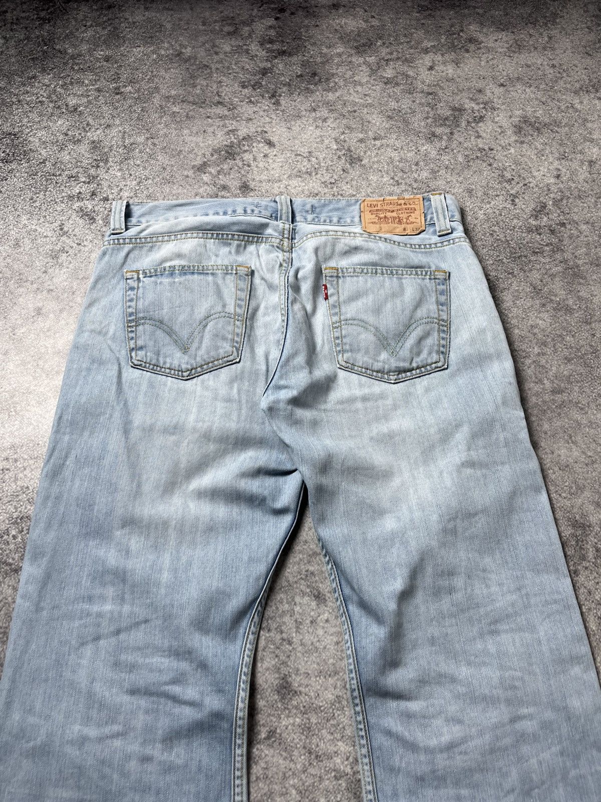 Levi's 🔥00'S LEVIS BOOTCUT FLARED WASHED JEANS TORNADO MART VIBE Size US 34 / EU 50 - 9 Thumbnail