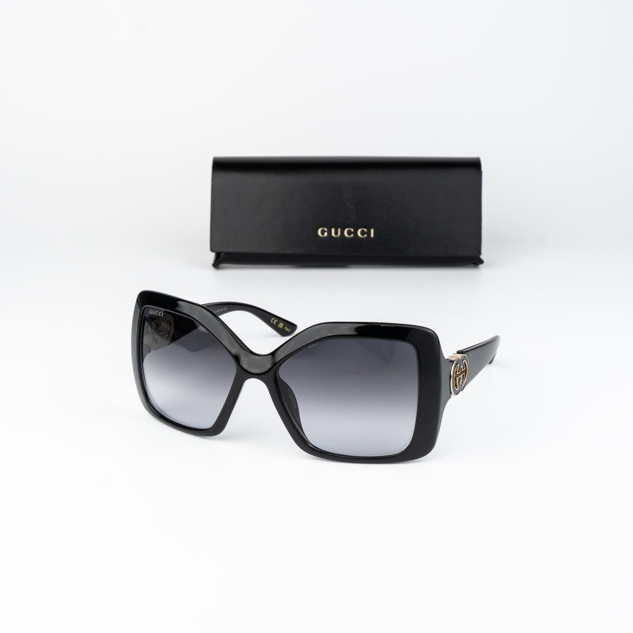 Gucci Gucci Women Sunglasses Square GG2015S 001 NEW AUTHENTIC Size ONE SIZE - 1 Thumbnail