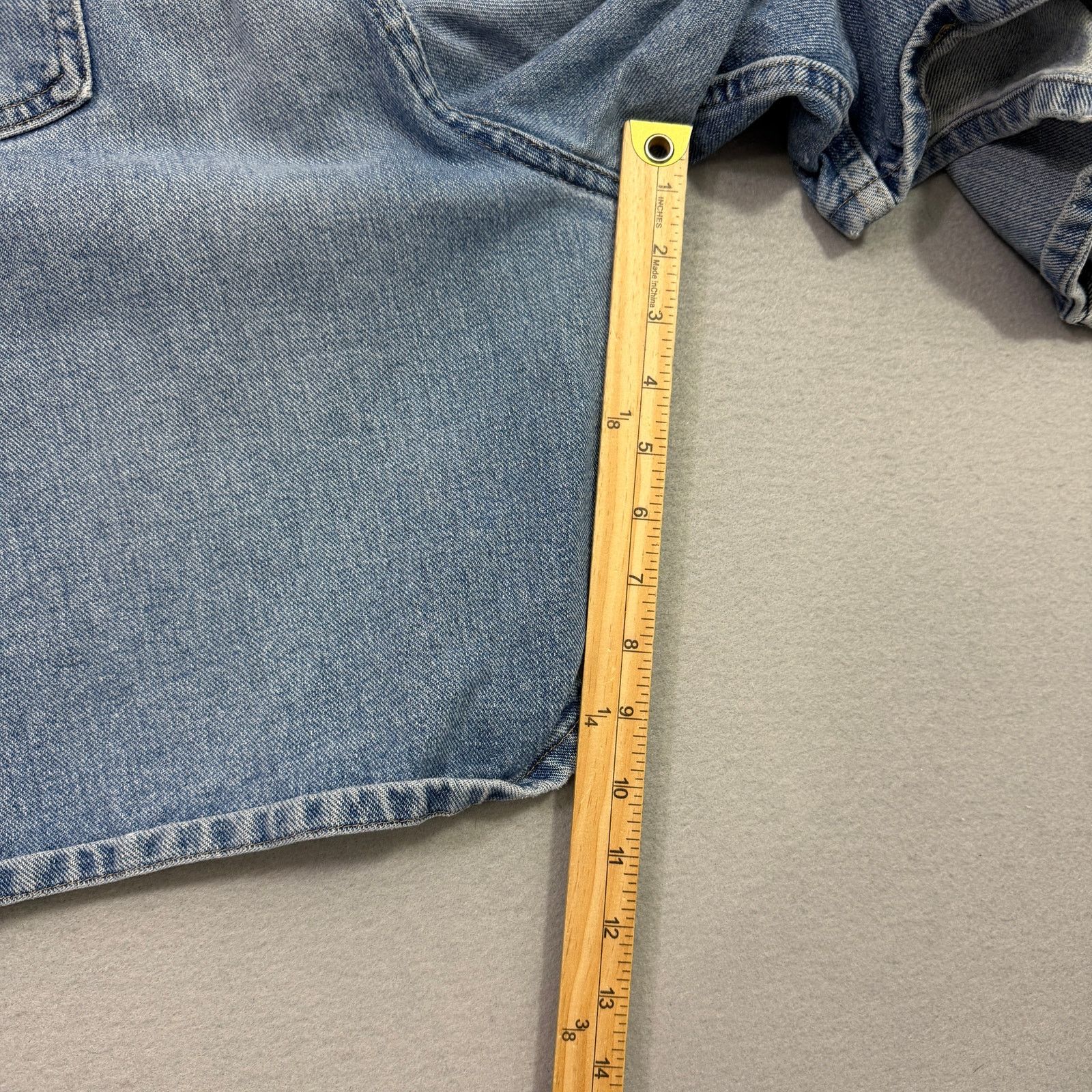 Wrangler Vintage Wrangler Jean Shorts Men's 38 Blue 10" Inseam Jorts Size US 38 / EU 54 - 9 Thumbnail