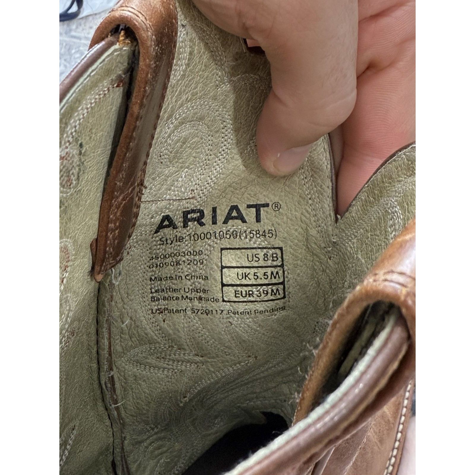 Cowboy Equipment 💥Rare! Vintage Ariat Western Leather Cowboy Boots Size US 8 / EU 41 - 10 Thumbnail