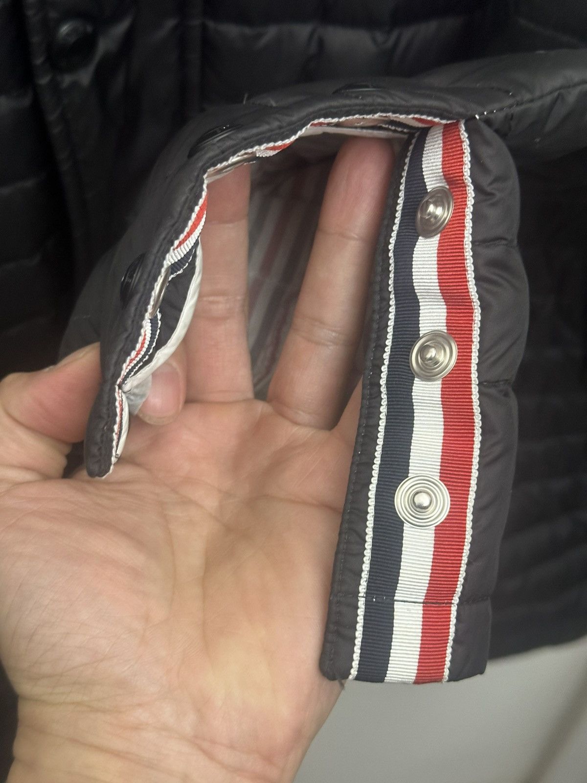 Thom Browne Thom Browne long navy down hooded jacket sz 4 Size US XL / EU 56 / 4 - 4 Thumbnail