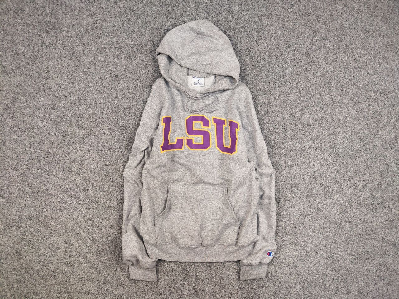 Champion Vintage Champion eco x LSU Tiger Logo Gray Blank Hoodie Size US S / EU 44-46 / 1 - 1 Thumbnail