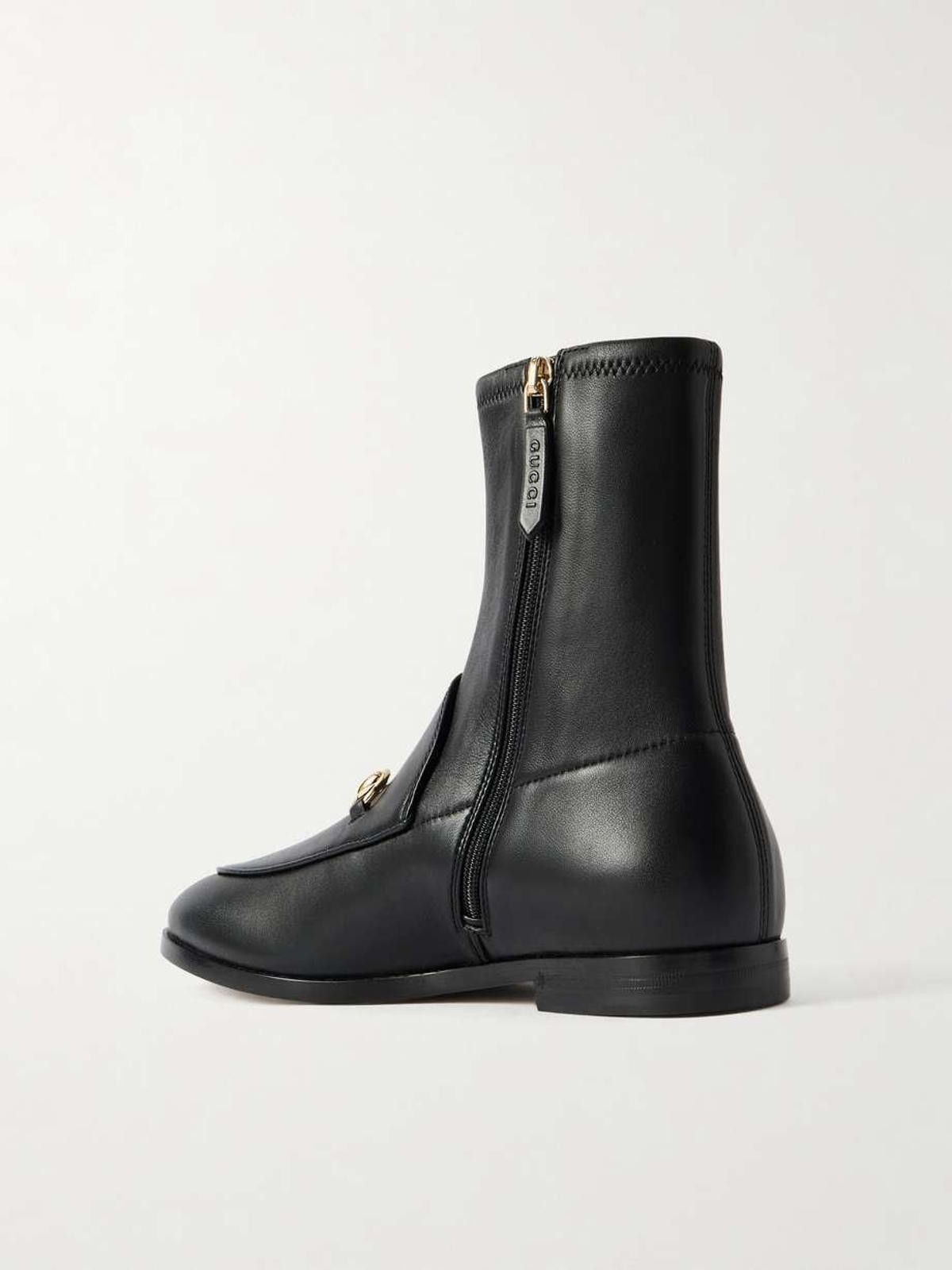 Gucci Gucci Horsebit Jordaan Ankle Boots Size US 6 / IT 36 - 2 Thumbnail