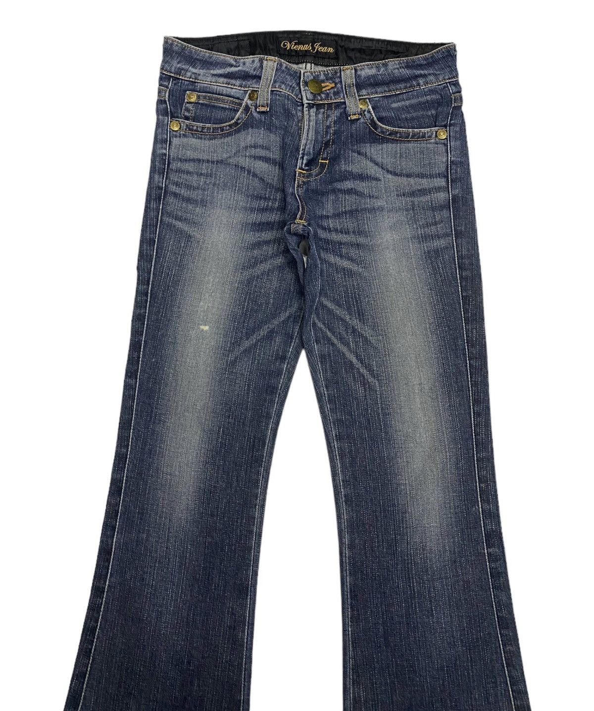 Edwin FLARE JEANS EDWIN VIENUS BOOTCUT DISTRESSED DENIM Size 28" / US 6 / IT 42 - 5 Thumbnail