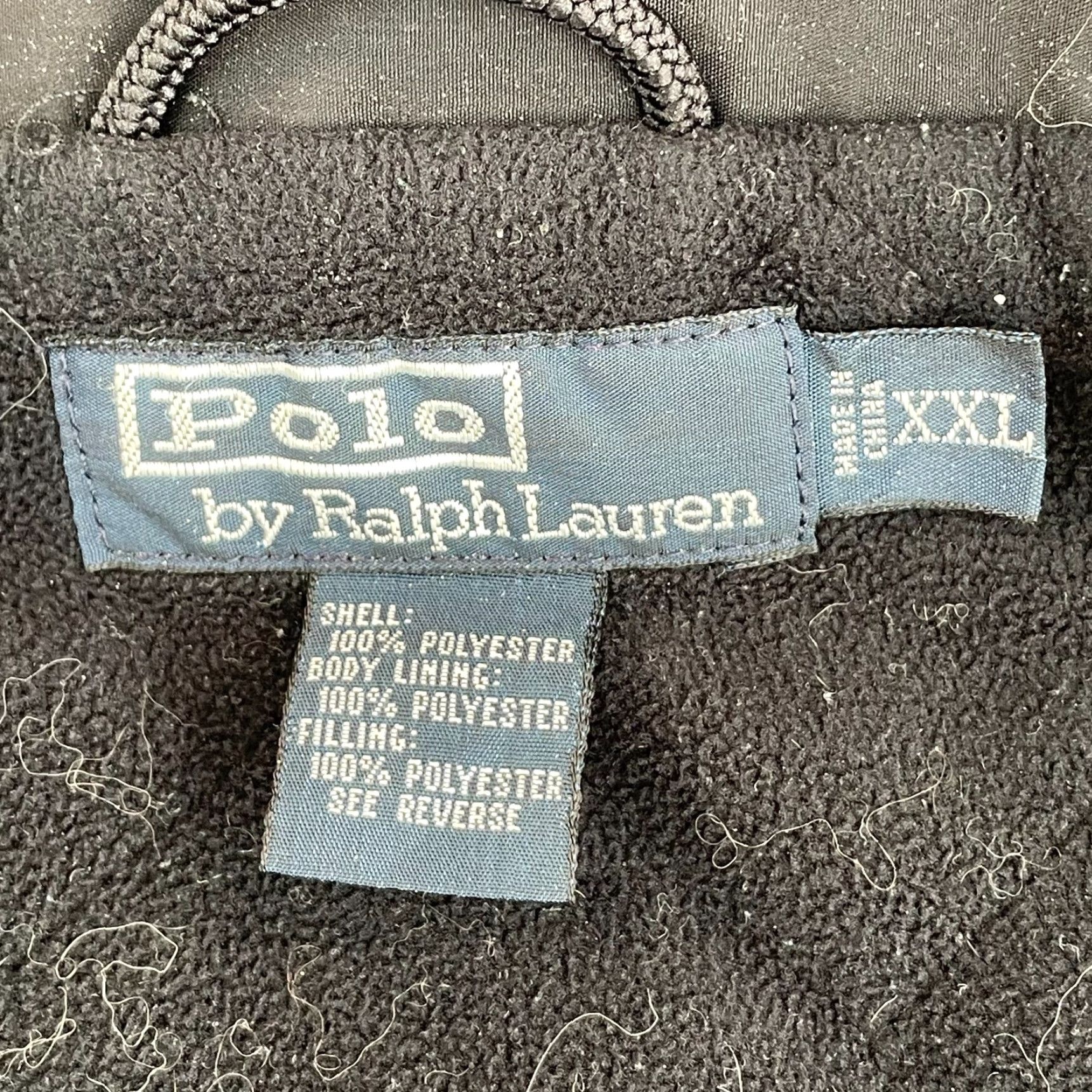 Ralph Lauren VINTAGE Ralph Lauren Polo Insulated Windbreaker Jacket Men 2XL Black Zip Away Hood Size US XXL / EU 58 / 5 - 2 Thumbnail