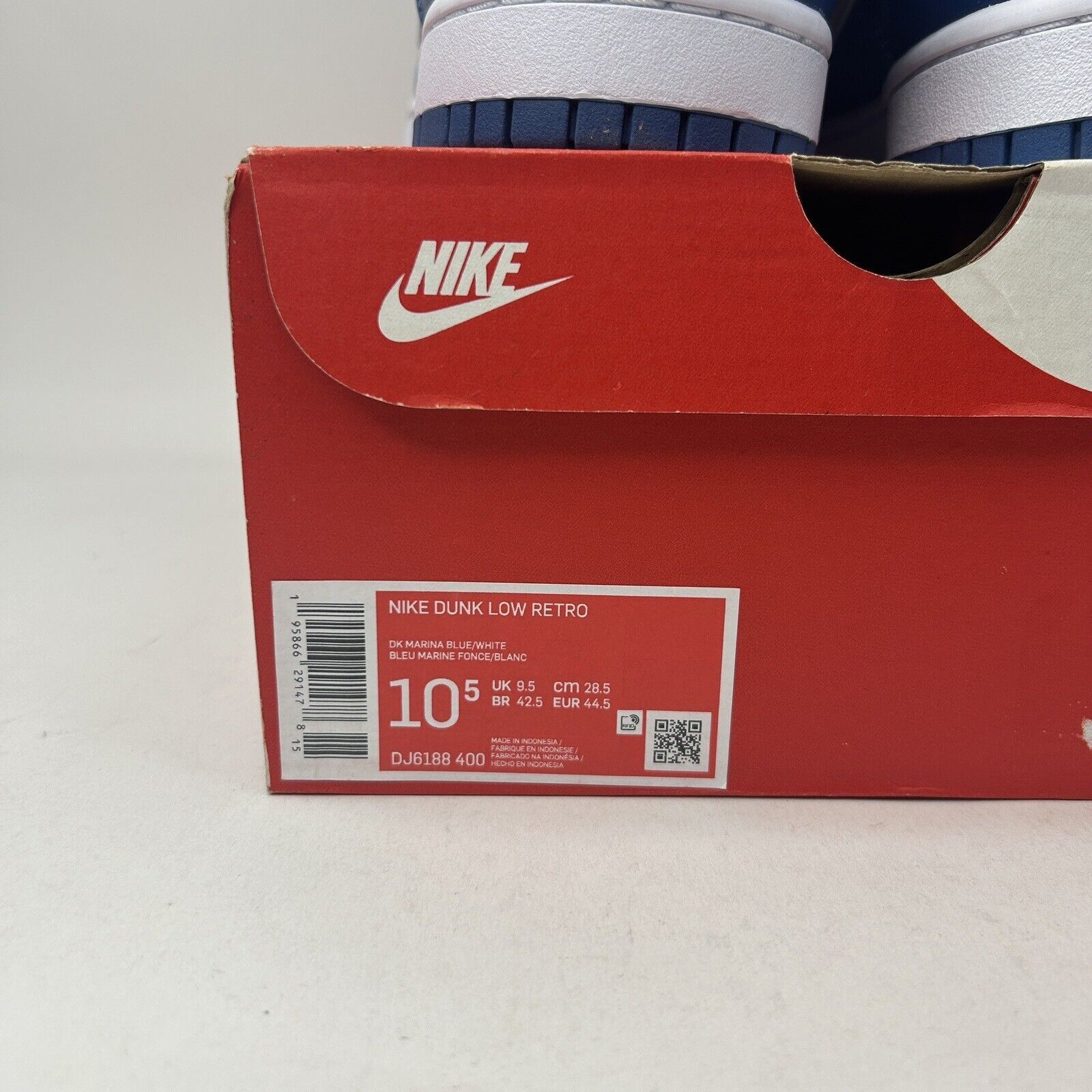 Nike Nike Dunk Low Retro “Dark Marina Blue” 2023 Size US 10.5 / EU 43-44 - 5 Thumbnail
