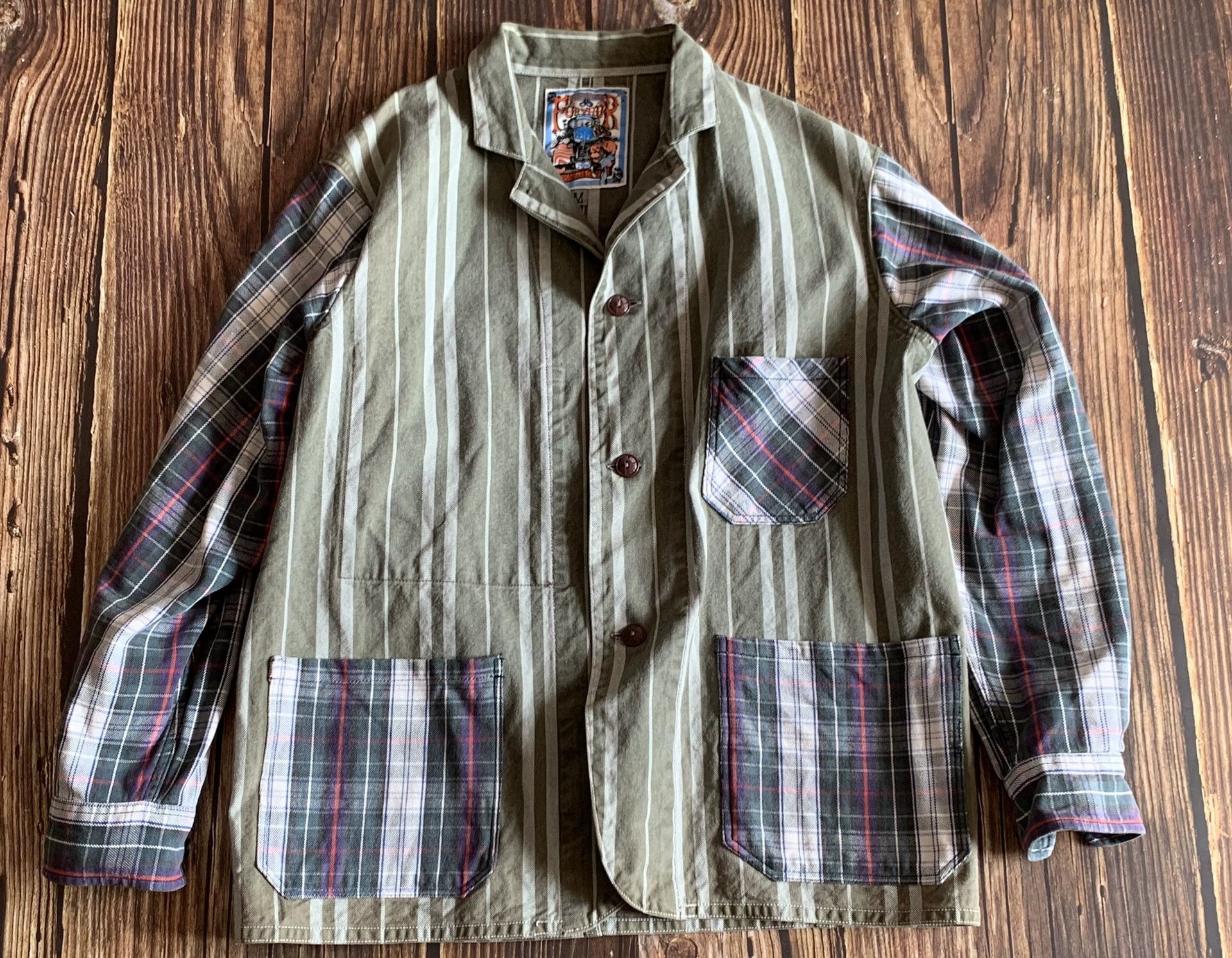 Freewheelers unique two-tone patterned jacket Size US M / EU 48-50 / 2 - 1 Thumbnail