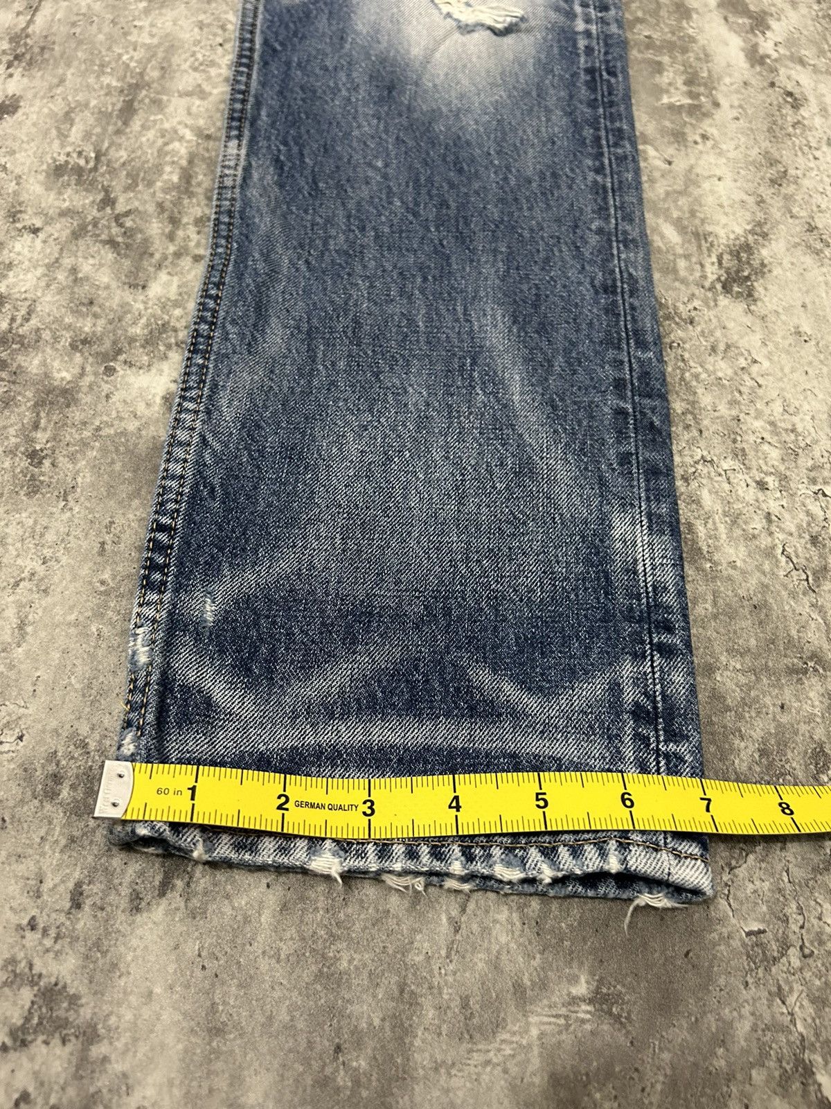 Japanese Brand RNA Inch Distressed Ripped Jeans Size US 30 / EU 46 - 20 Thumbnail